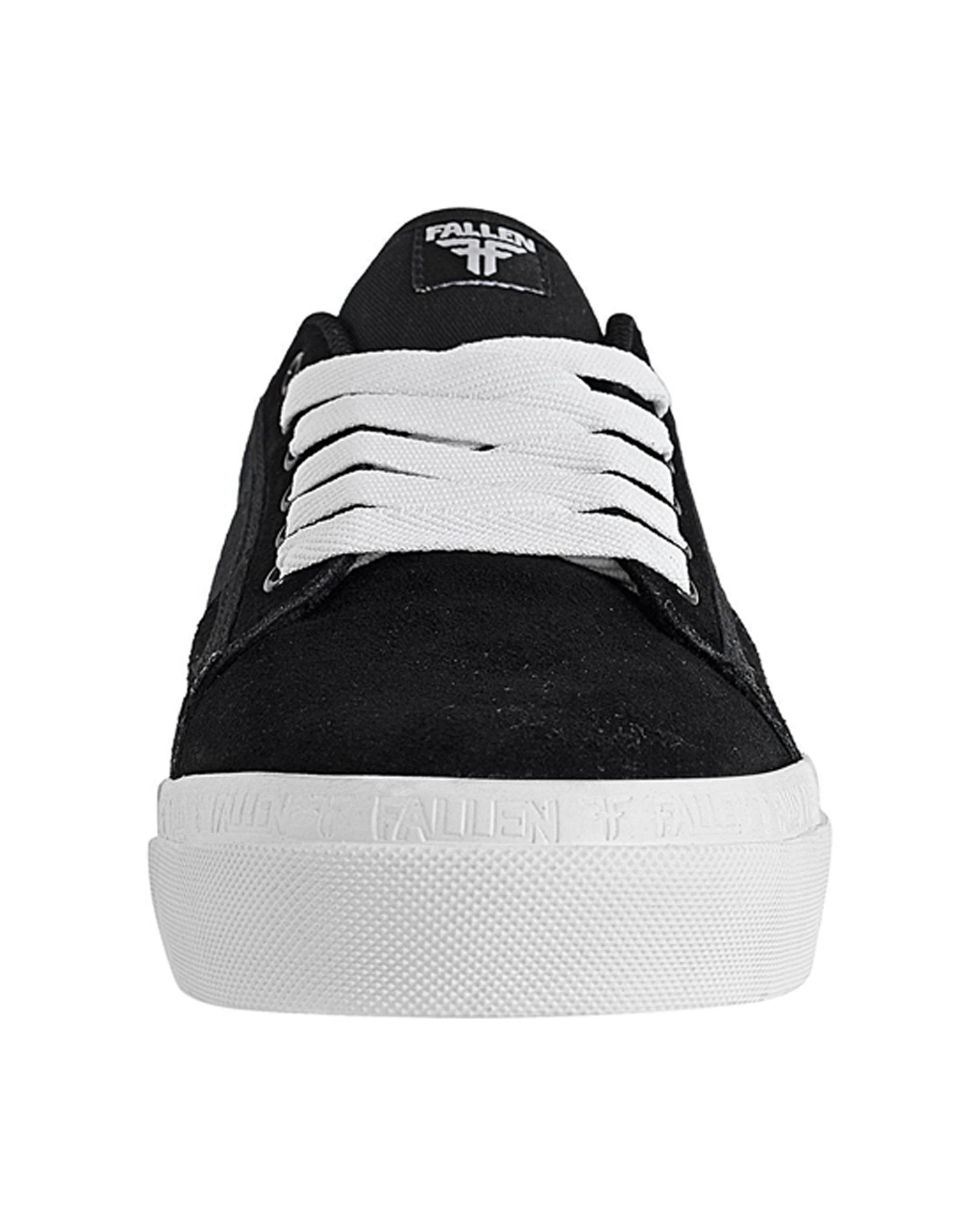 5 Fallen Footwear Men Bomber Vulcanised Sole Skate Sneaker Shoes BLACK/WHITE, 5 of 6