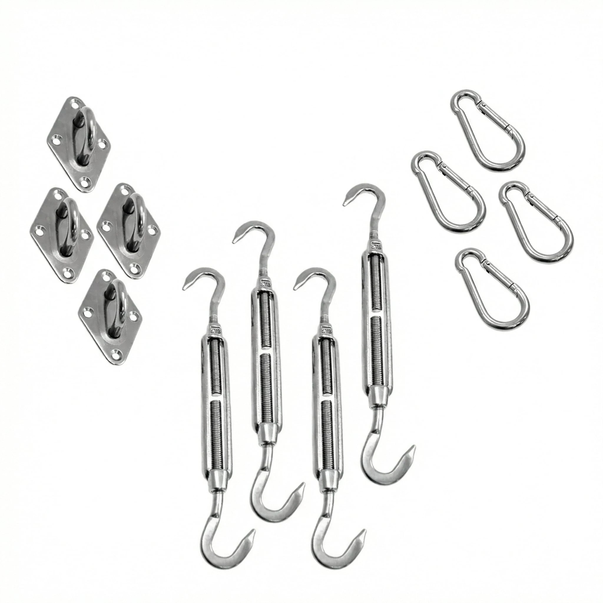 6 Wallaroo 7 x 5M Outdoor Sun Shade Sail Canopy Rectangle - Grey, 6 of 6