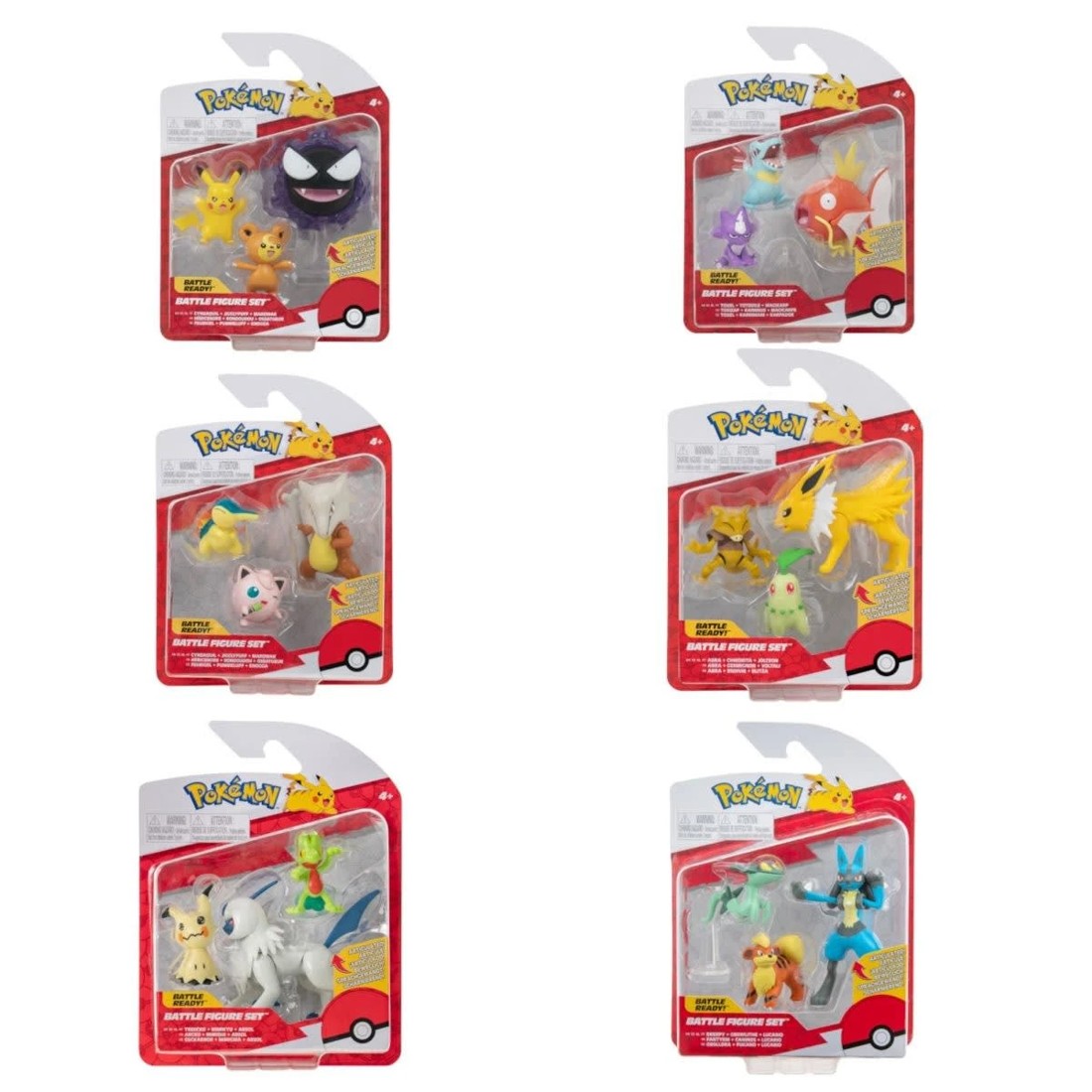 9 Pokemon Battle Figure Set - Assorted, 9 of 9