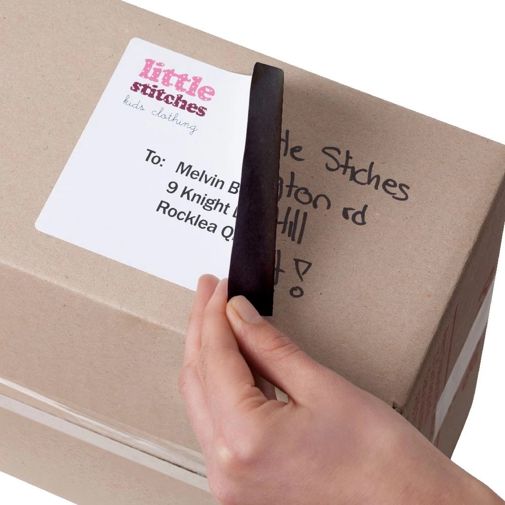 4 Avery 4UP Inkjet Laser Internet Shipping Labels 10 Sheets, 4 of 8