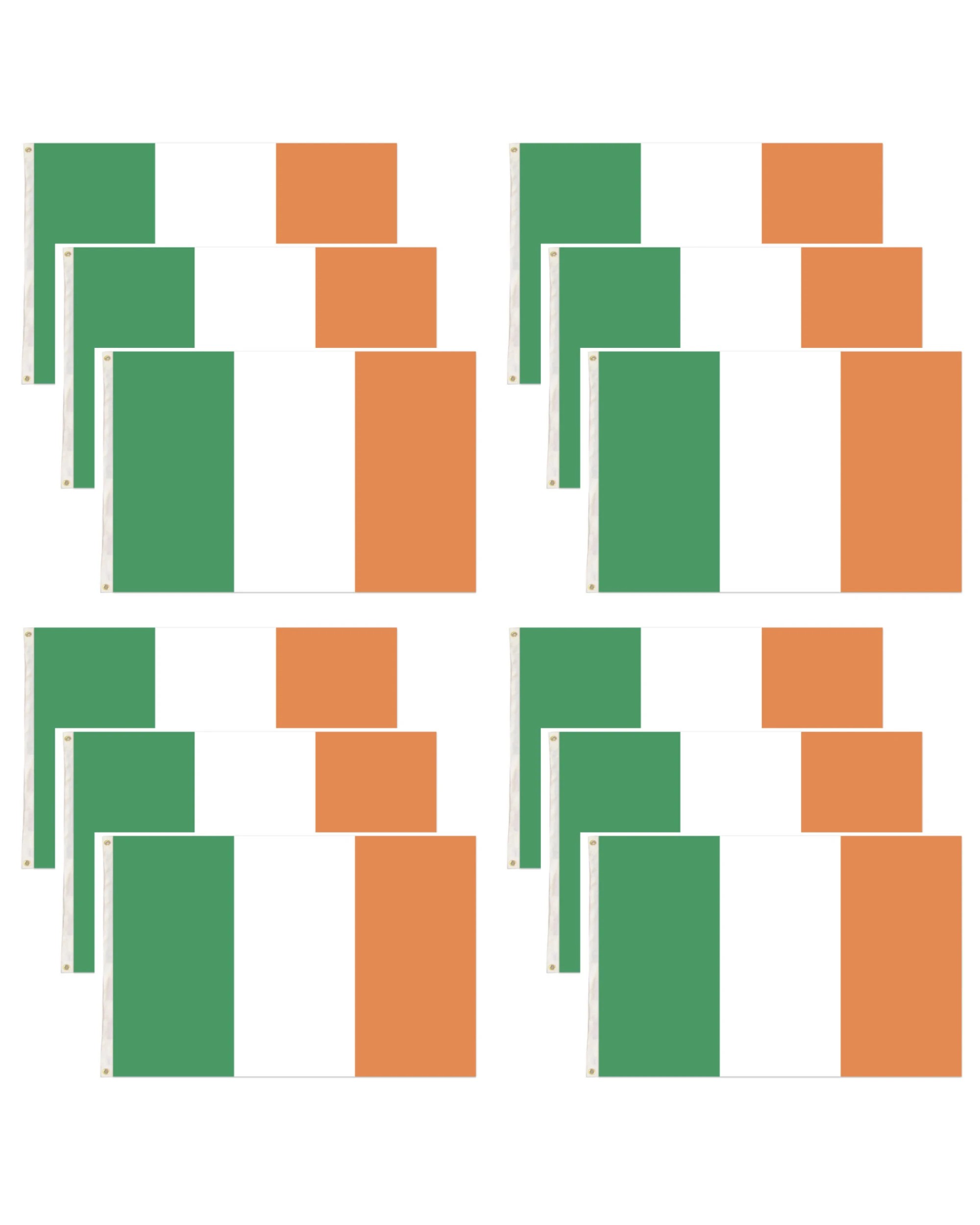 1 BR Costumes Ireland Country Flag Irish St Patricks Day 12 Pack, 1 of 1