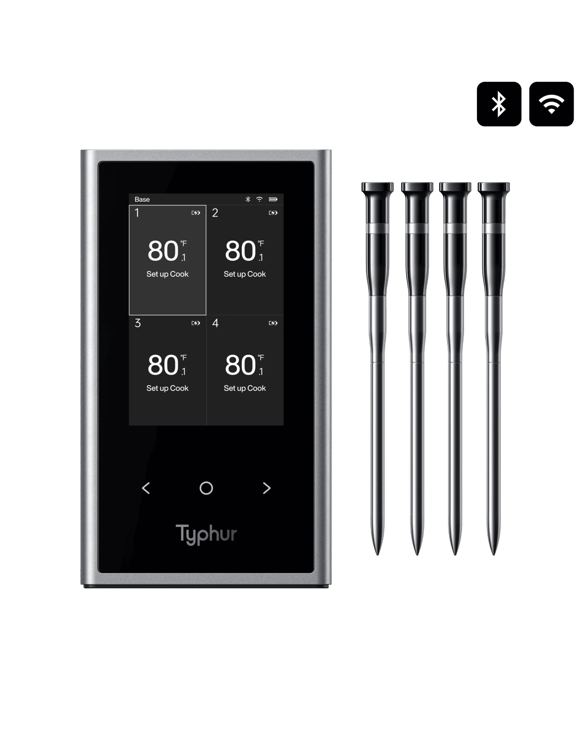 1 Typhur Sync Quad Wireless 4 Probe Meat Thermometer, 1 of 9