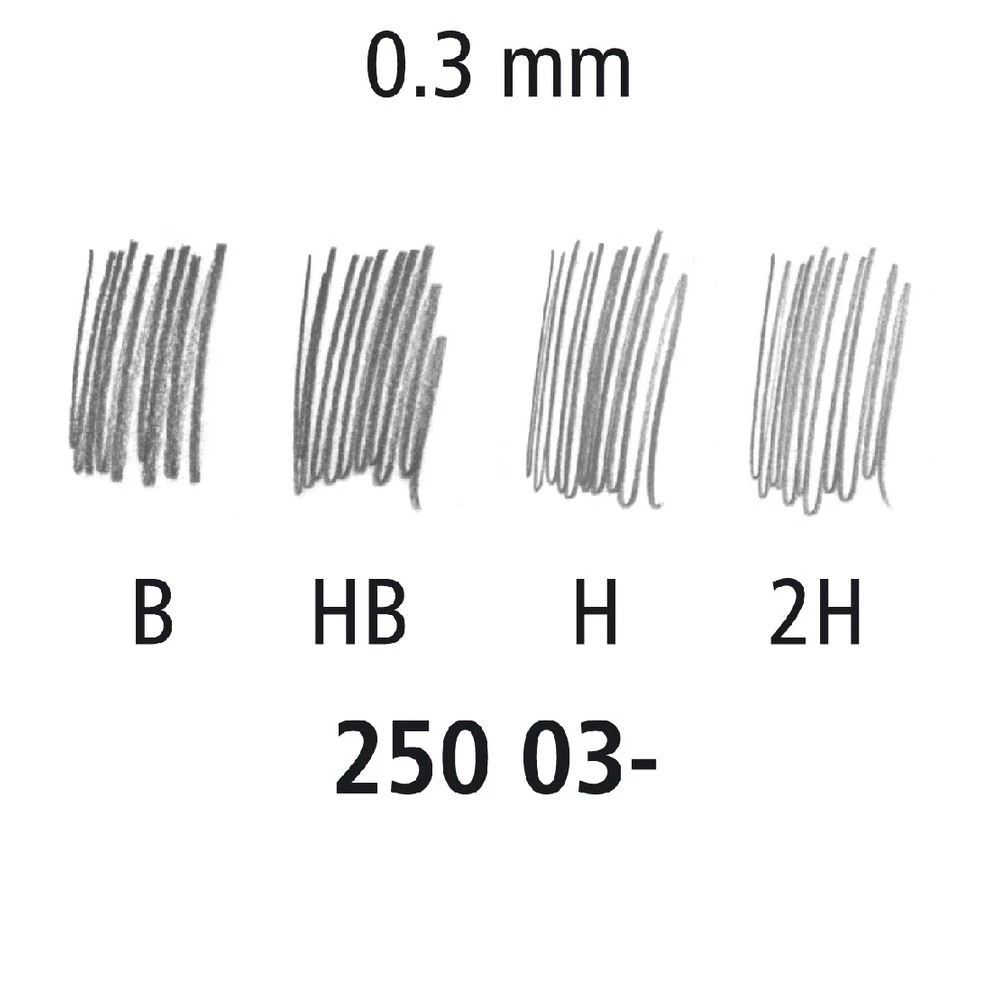 2 Staedtler Mars Micro Mechanical Pencil Lead Refills 0.3mm HB, 2 of 3