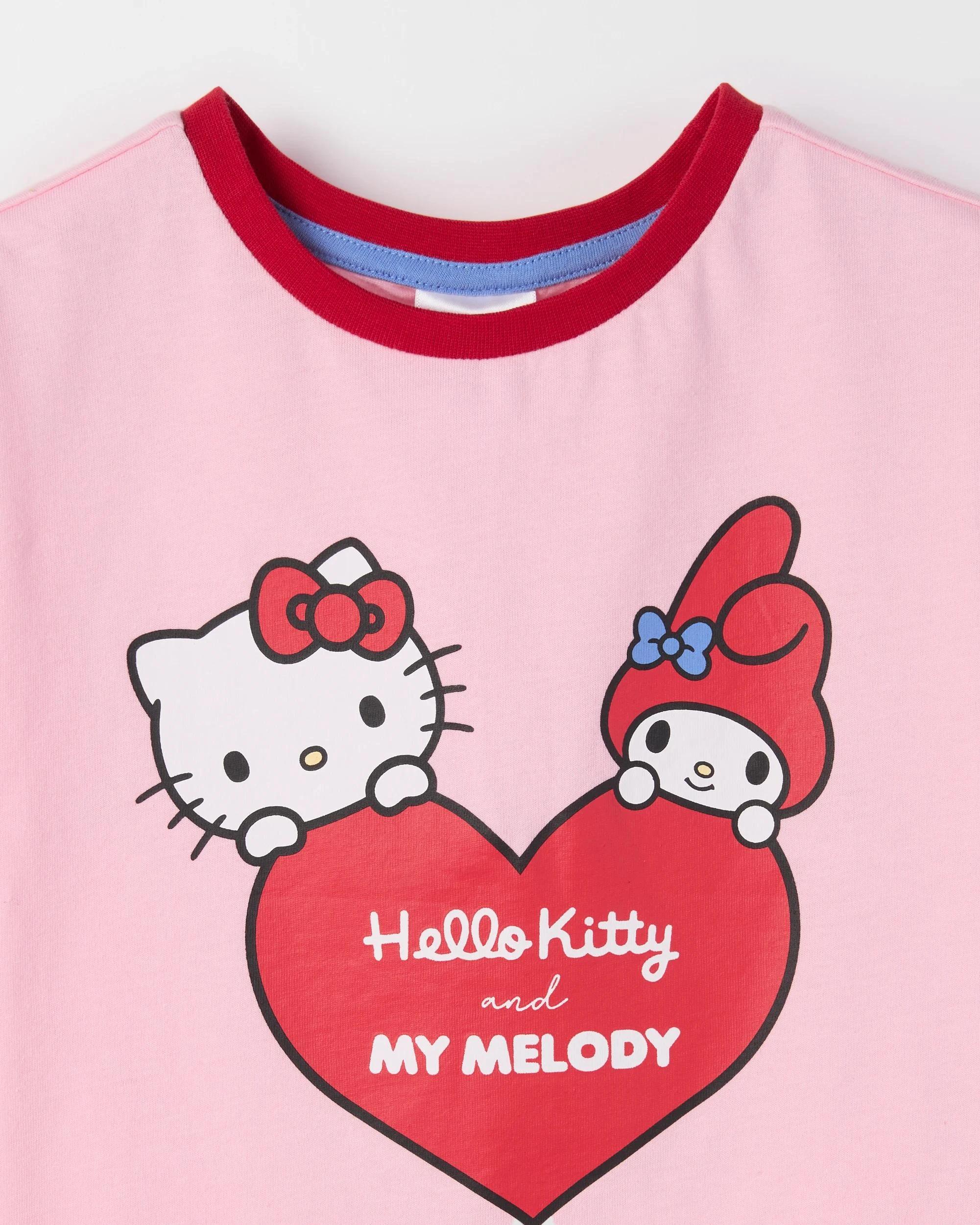 5 Hello Kitty Australian Cotton Print T-Shirt PINK, 5 of 5
