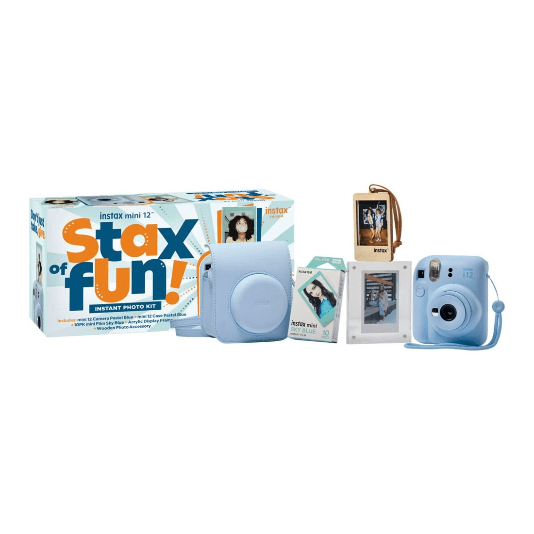 1 Fujifilm INSTAX Mini 12 Instant Camera Bundle Blue, 1 of 3
