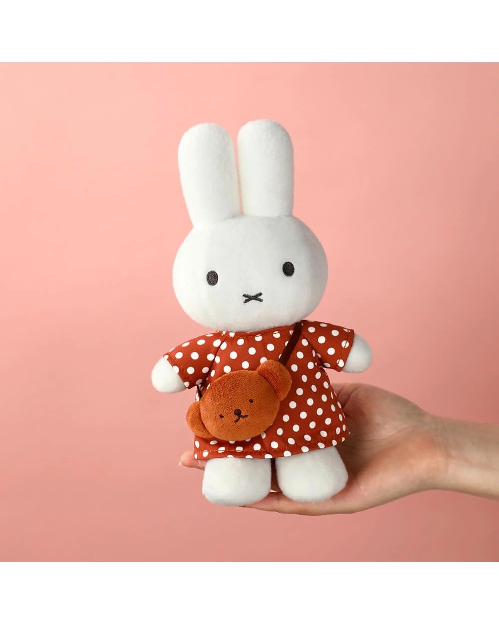 4 Miffy Polka Dot Dress With Boris Bag 24cm Plush, 4 of 5