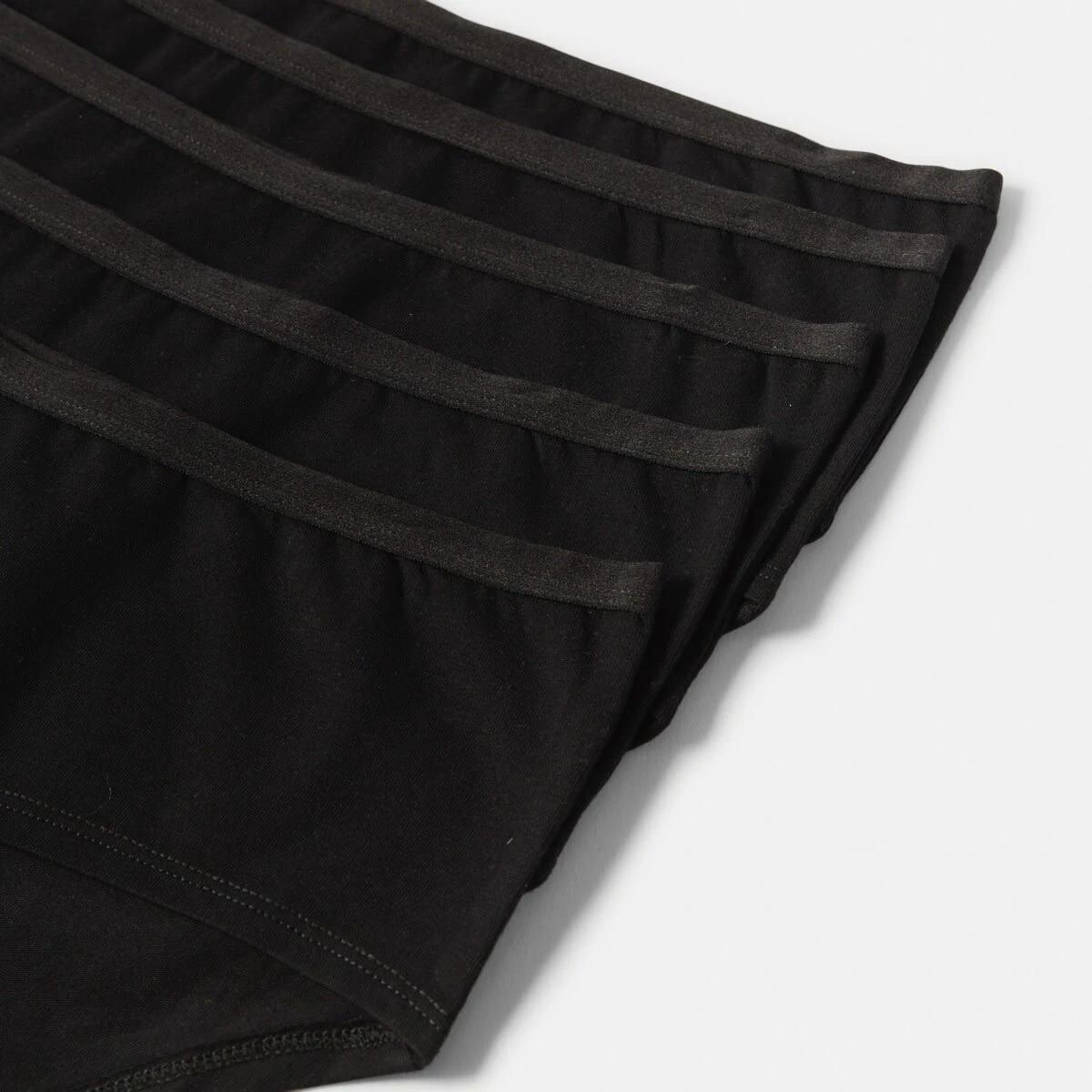 2 5 Pack Boyleg Briefs BLACK, 2 of 6