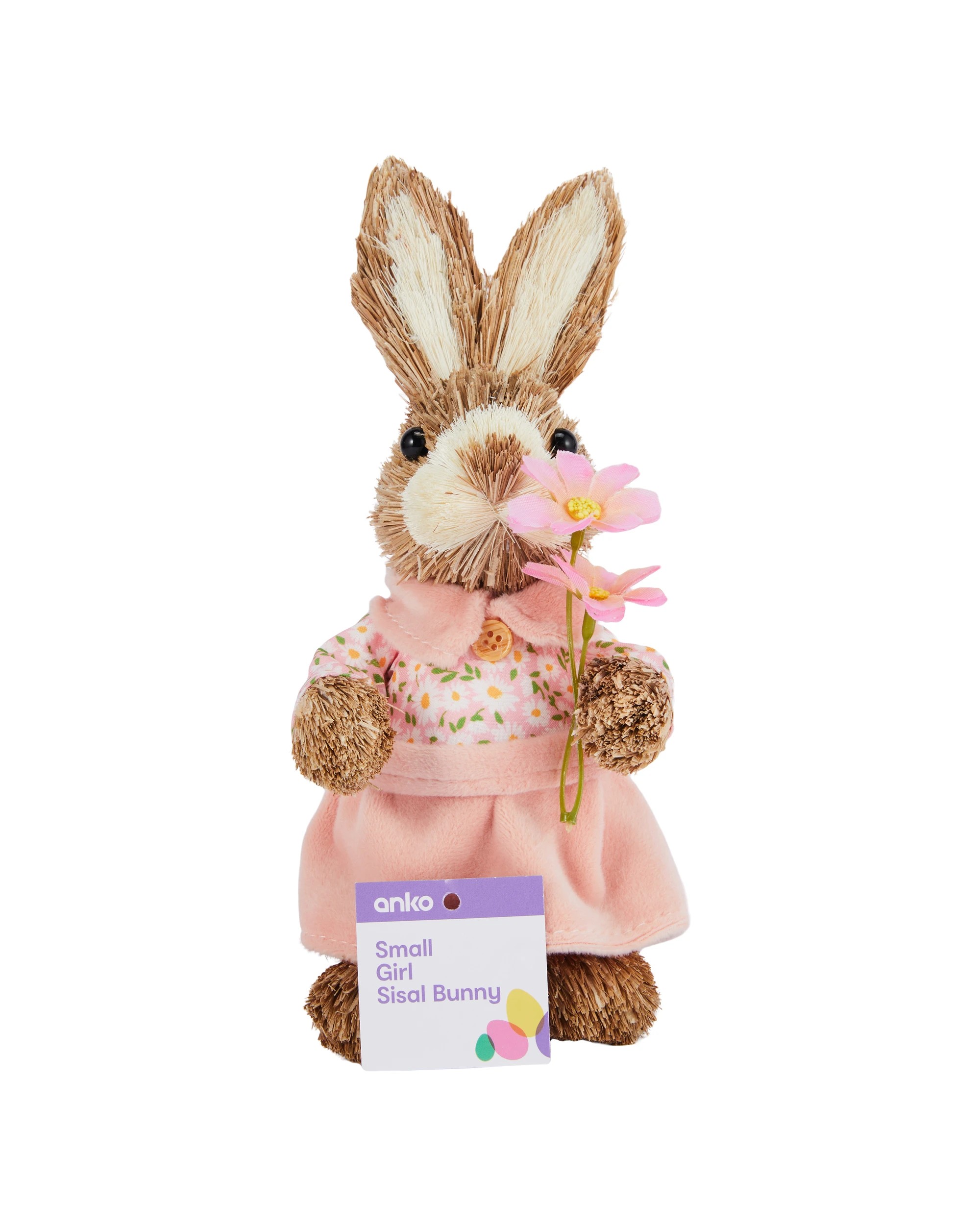 4 Small Girl Sisal Bunny, 4 of 4