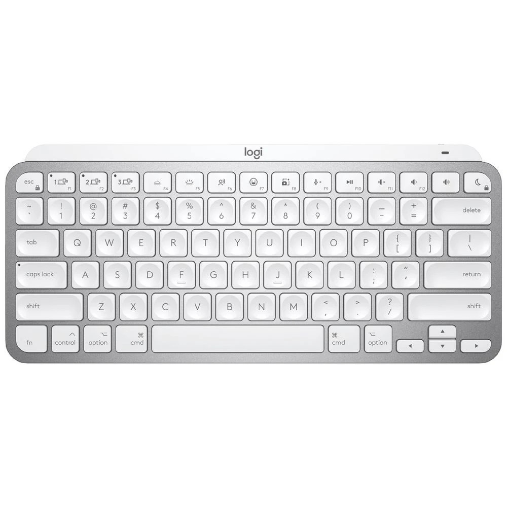 1 Logitech MX Keys Mini for Mac Wireless Keyboard White, 1 of 4