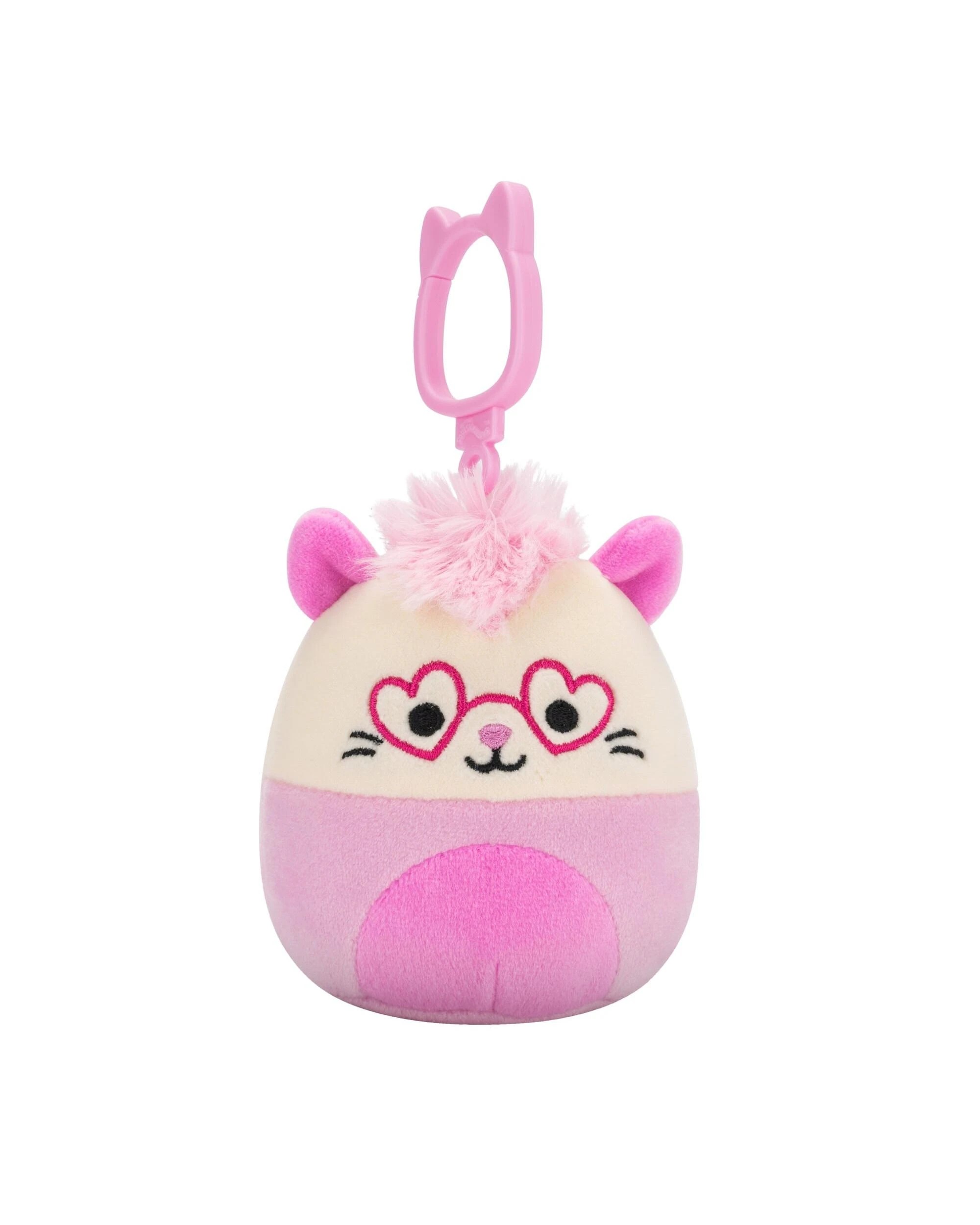1 Squishmallows Valentines Chambless the Possum 3.5 inch Clip-On Plush - Multi, 1 of 6