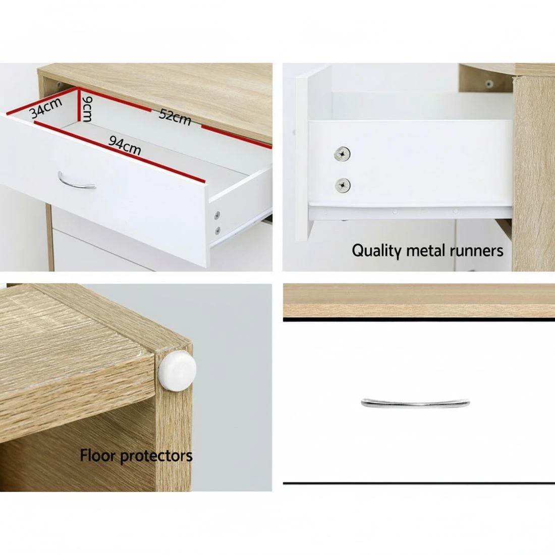 7 Artiss 4 Chest of Drawers - Multi, 7 of 7