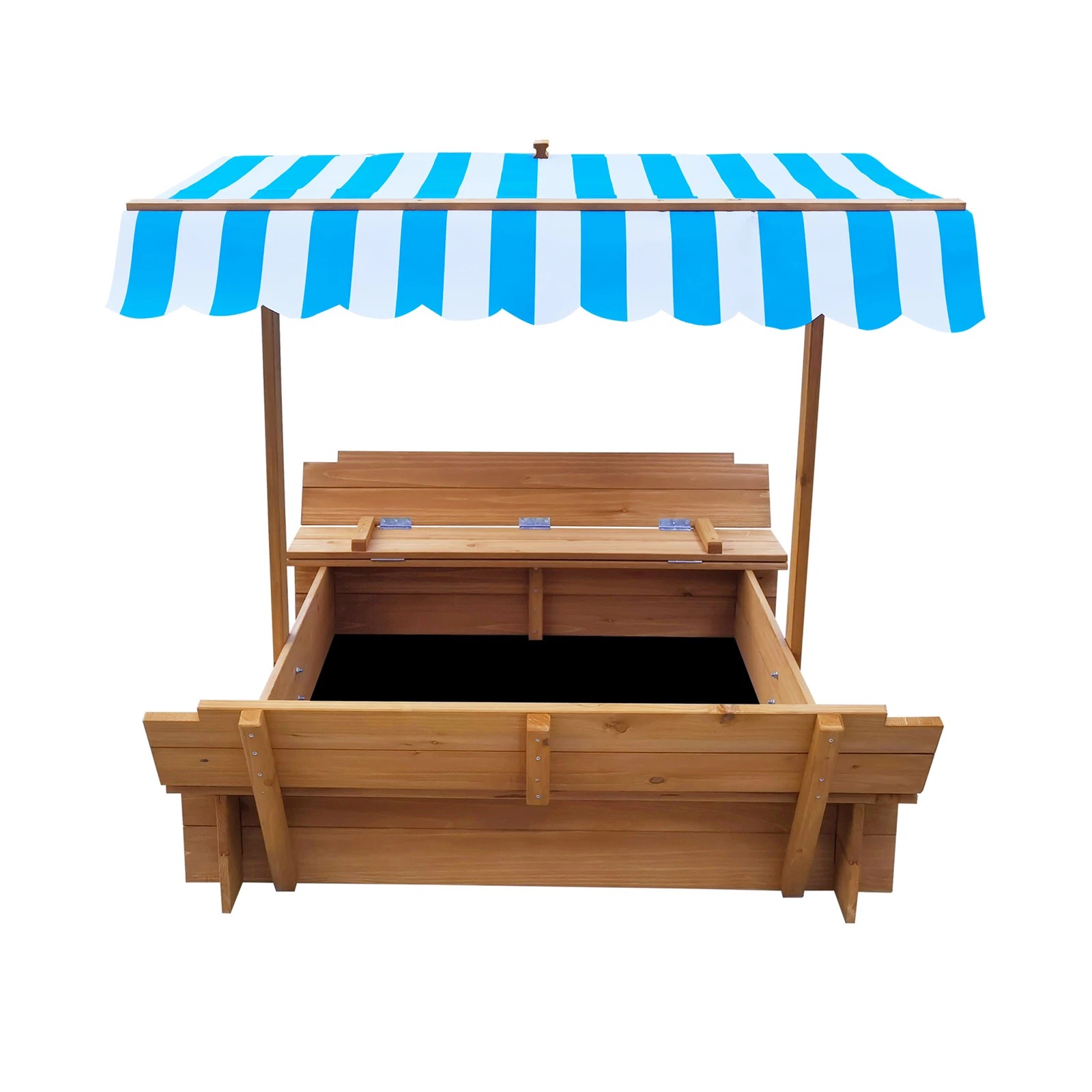 8 Mazam Kids Sandpit Outdoor Toys Wooden Sandbox Beach Play Box Children Canopy
 - multi, 8 of 10