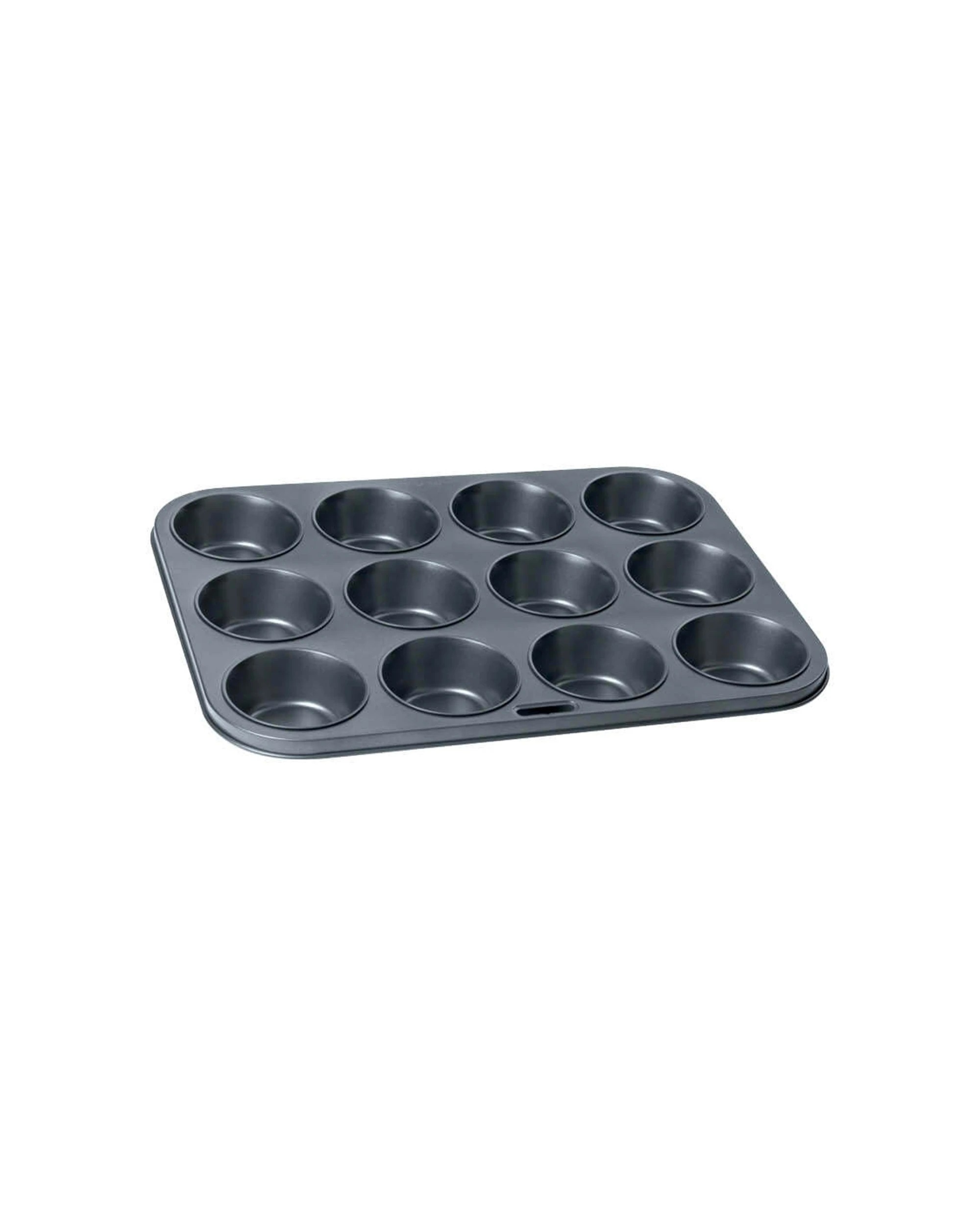 1 Wiltshire Easybake 12 Cup Cupcake Muffin Pan Baking Tray Non Stick Dishwasher Safe - Grey, 1 of 3