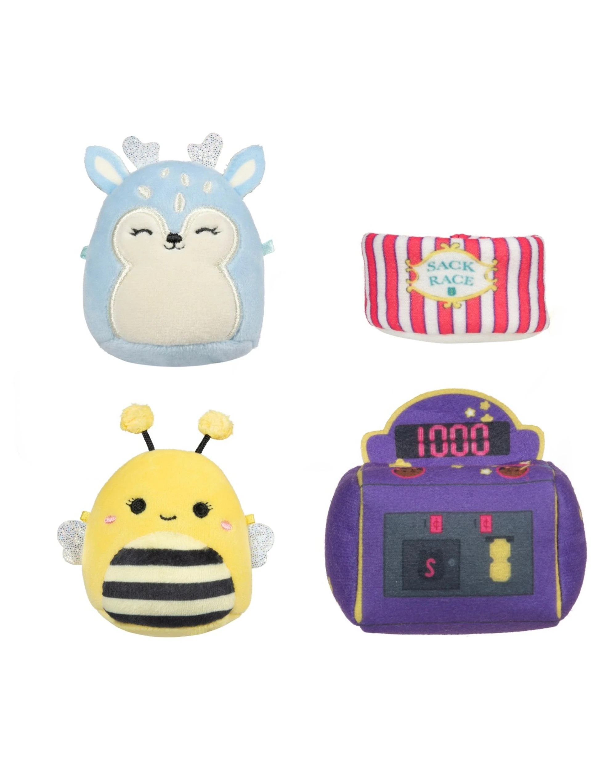 4 Squishmallows Micromallows 2.5 Plush Accessory Set Game On, 4 of 4