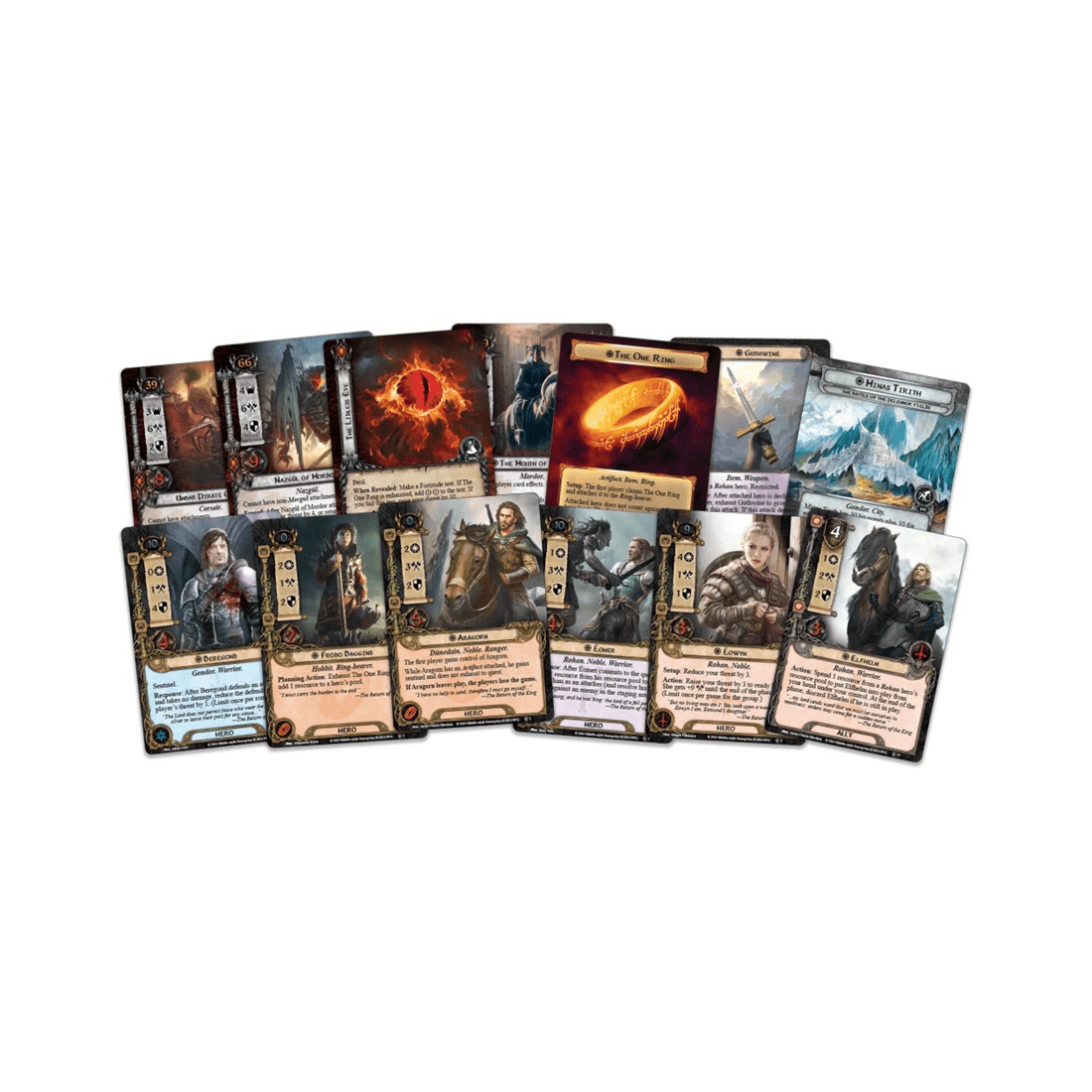 2 Fantasy Flight Games The Lord of the Rings: The Card Game Return of the King Saga Expansion, 2 of 2