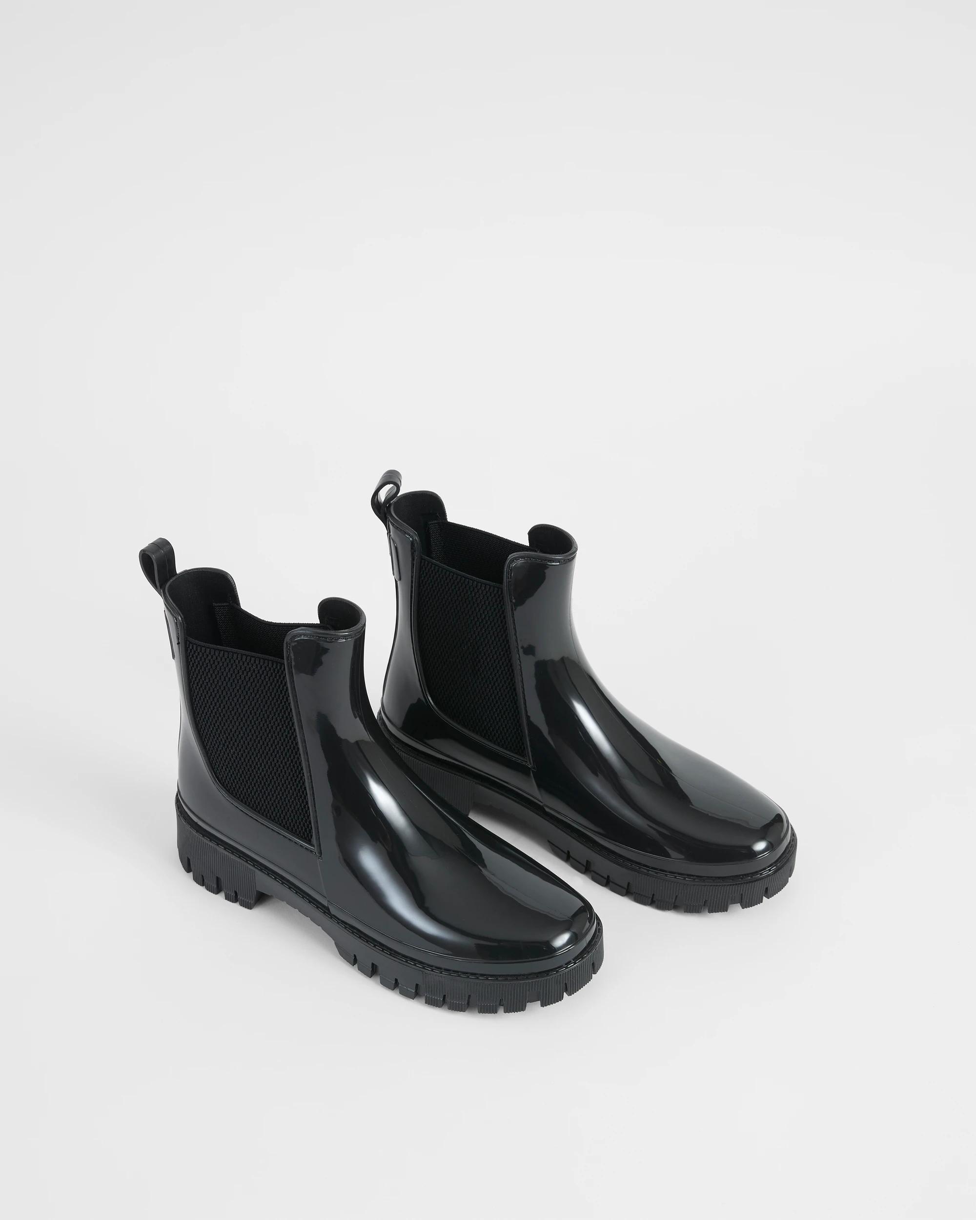 2 Target Woman Low Rainboots - Bree II BLACK PATENT, 2 of 3