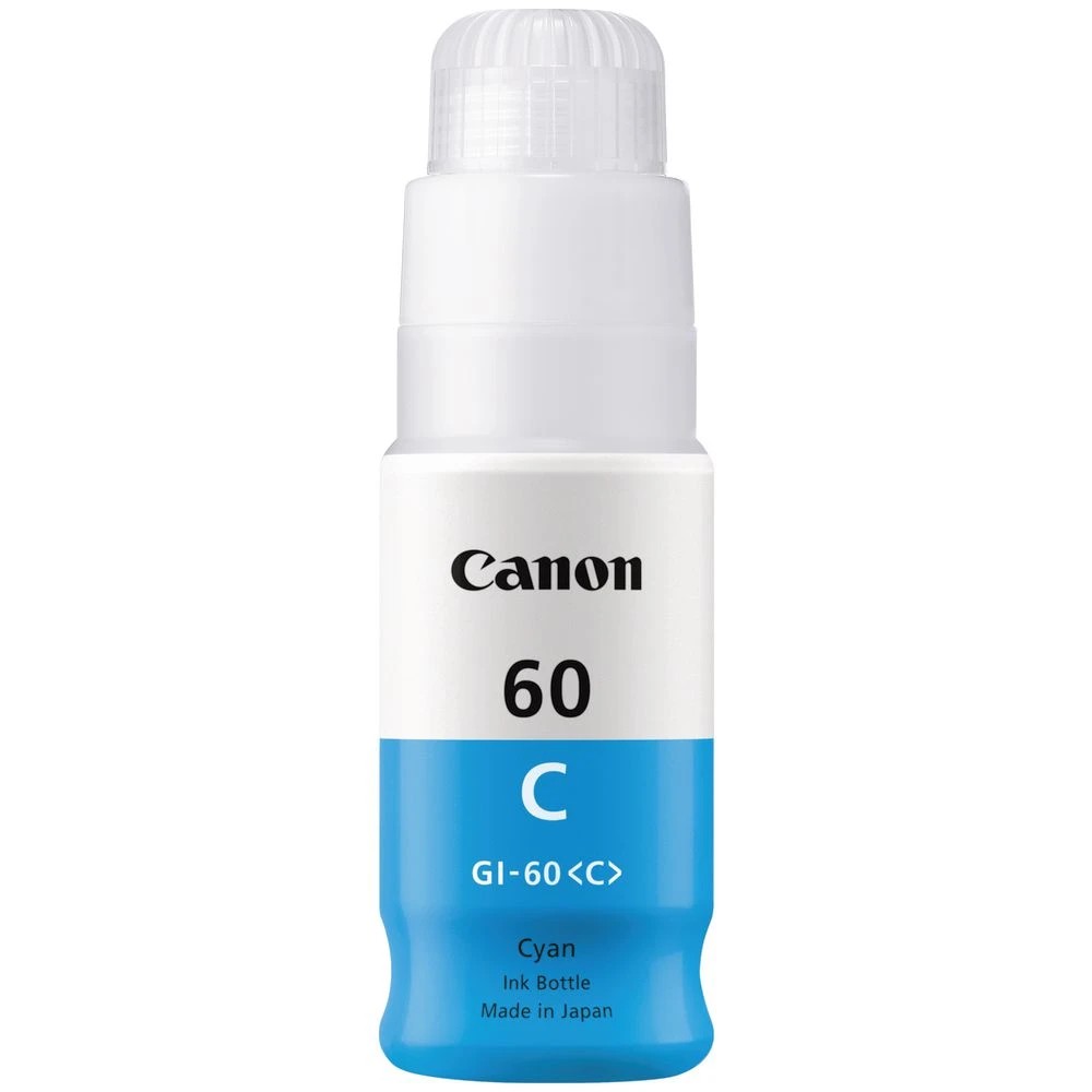 2 Canon 70mL MegaTank Ink Bottle Cyan GI 60, 2 of 2