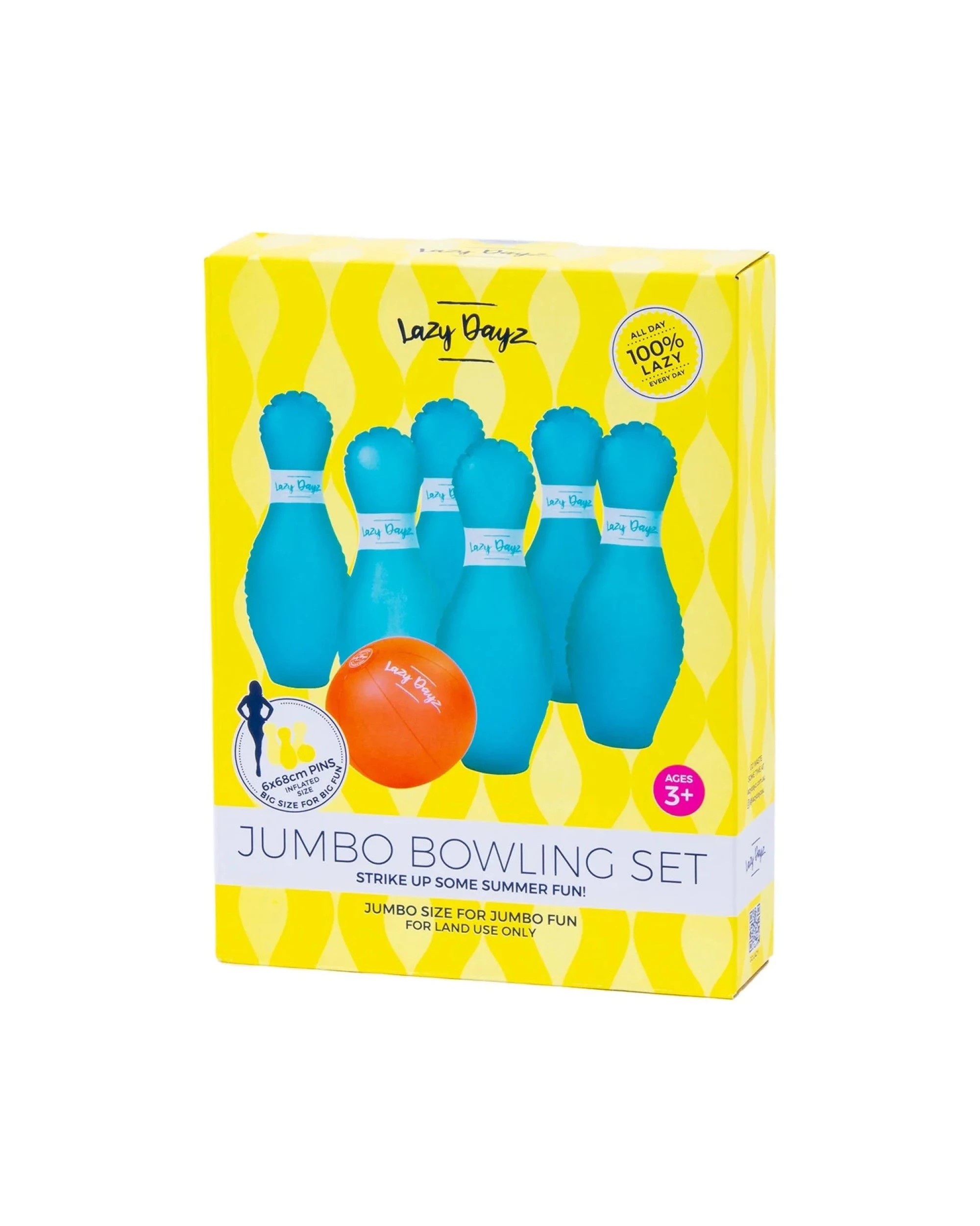 2 BR Home Inflatable Bowling Set for Outdoor Family Games, 7 Pieces, 2 of 4