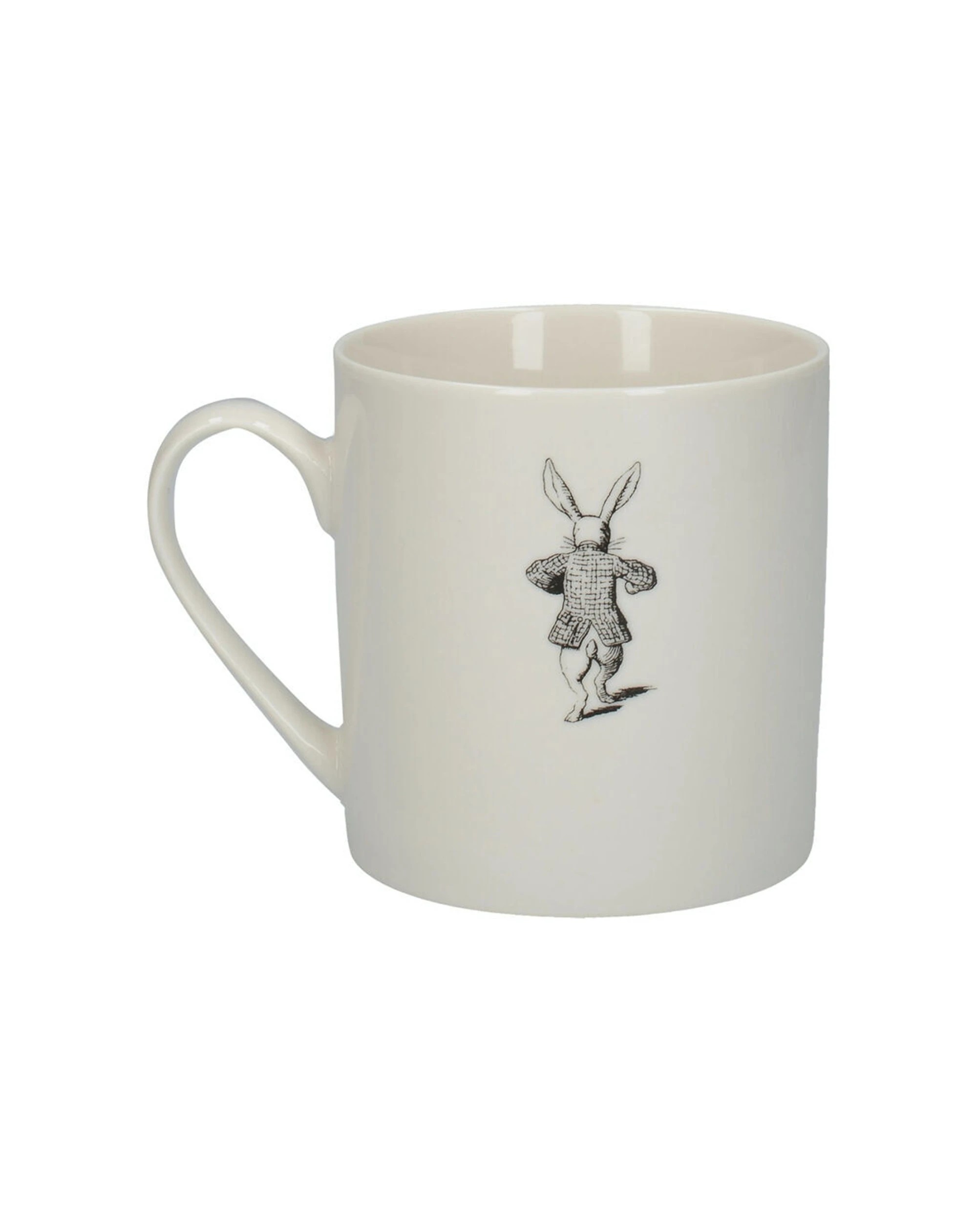 3 Mikasa 2PK V&A  Alice In Wonderland Coffee Drinking Mug Fine China Set 350mL - Rabbit - White, 3 of 7