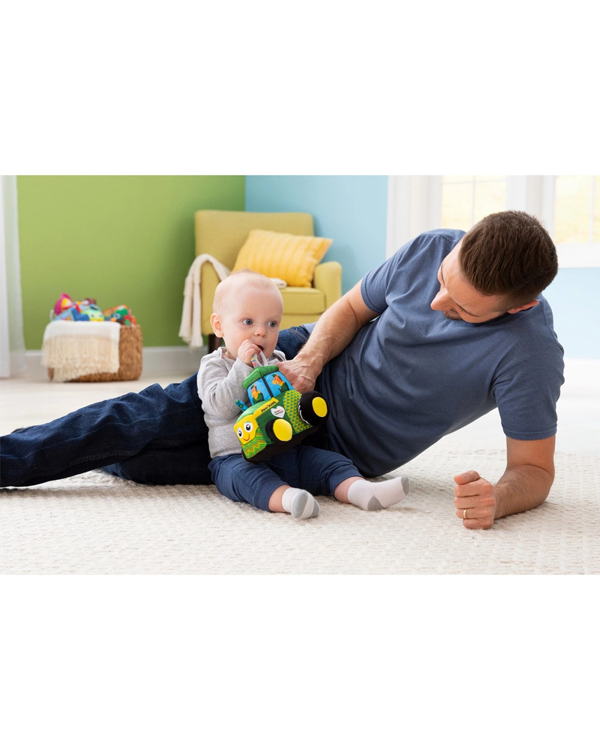 5 Lamaze John Deere Clip and Go Tractor Developmental Engagement Toy - Multi, 5 of 5