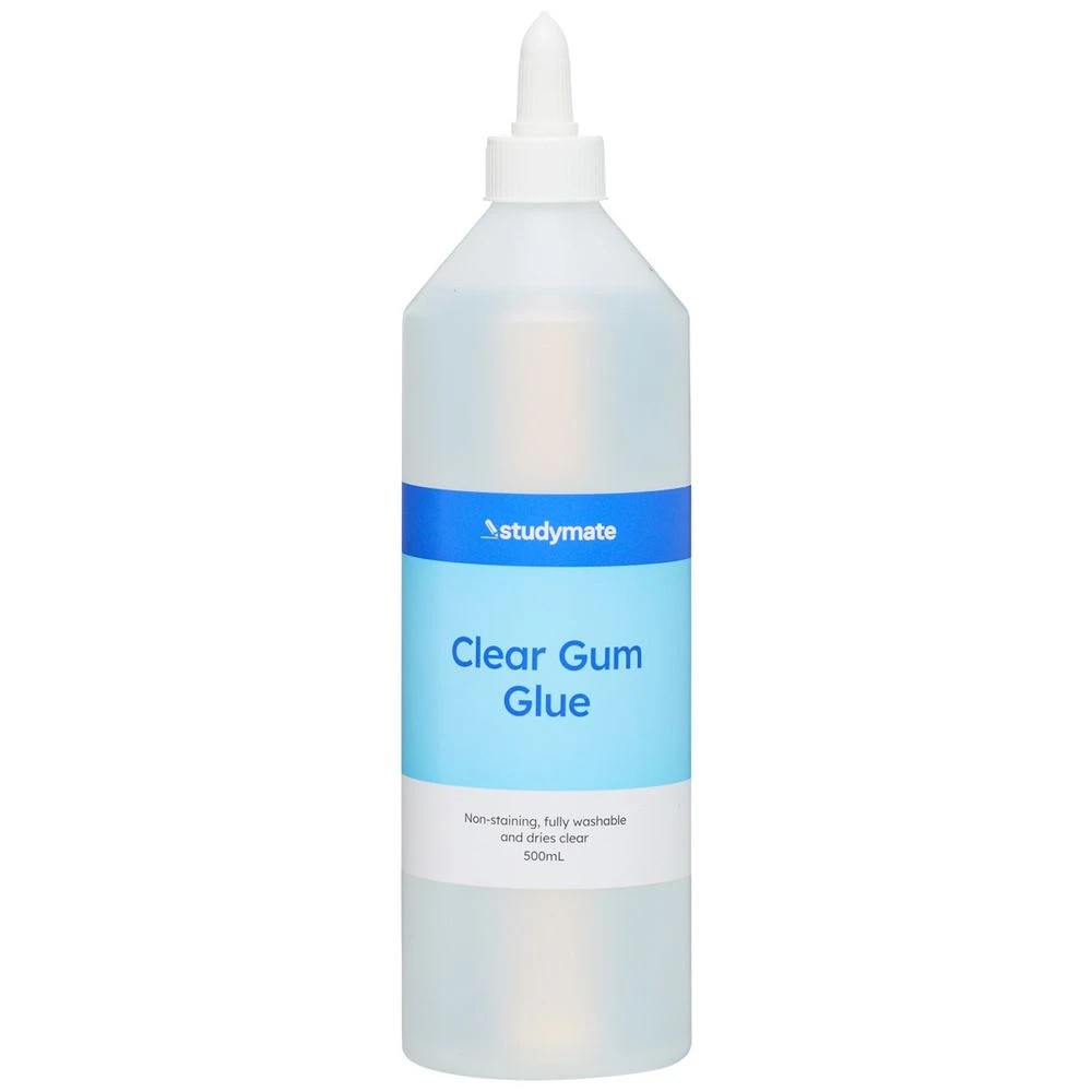 1 Studymate Clear Gum Glue 500mL, 1 of 1