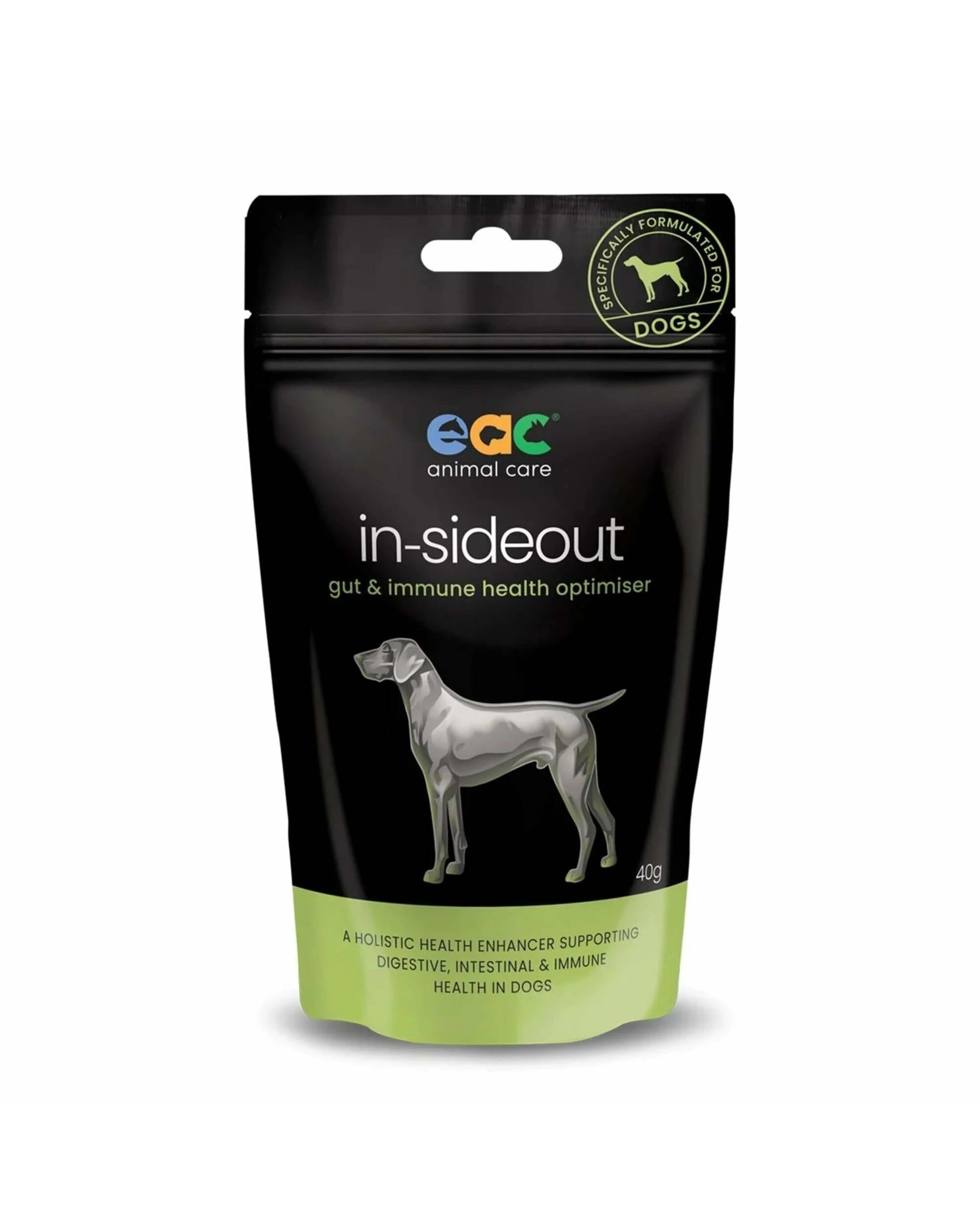 1 Eac Animal Care In-Sideout Gut & Immune Health Optimiser For Dogs 40g, 1 of 1