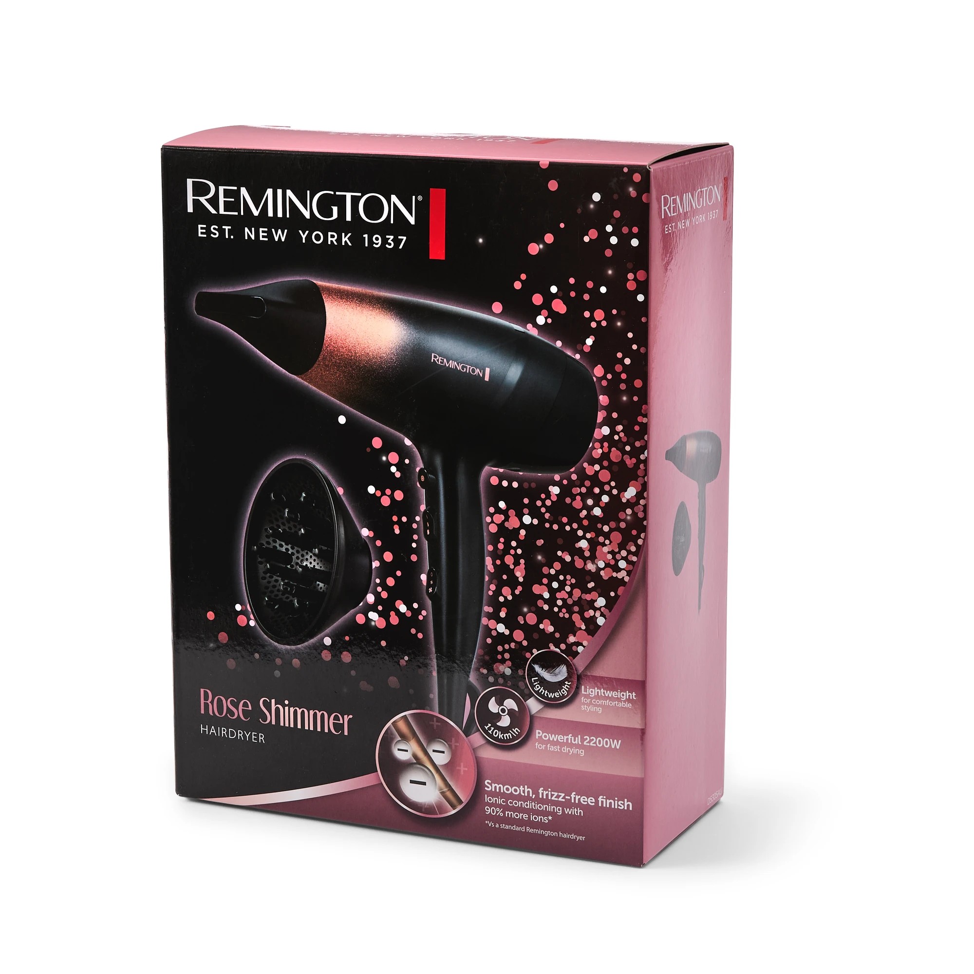3 Remington Rose Shimmer Hairdryer, 3 of 10
