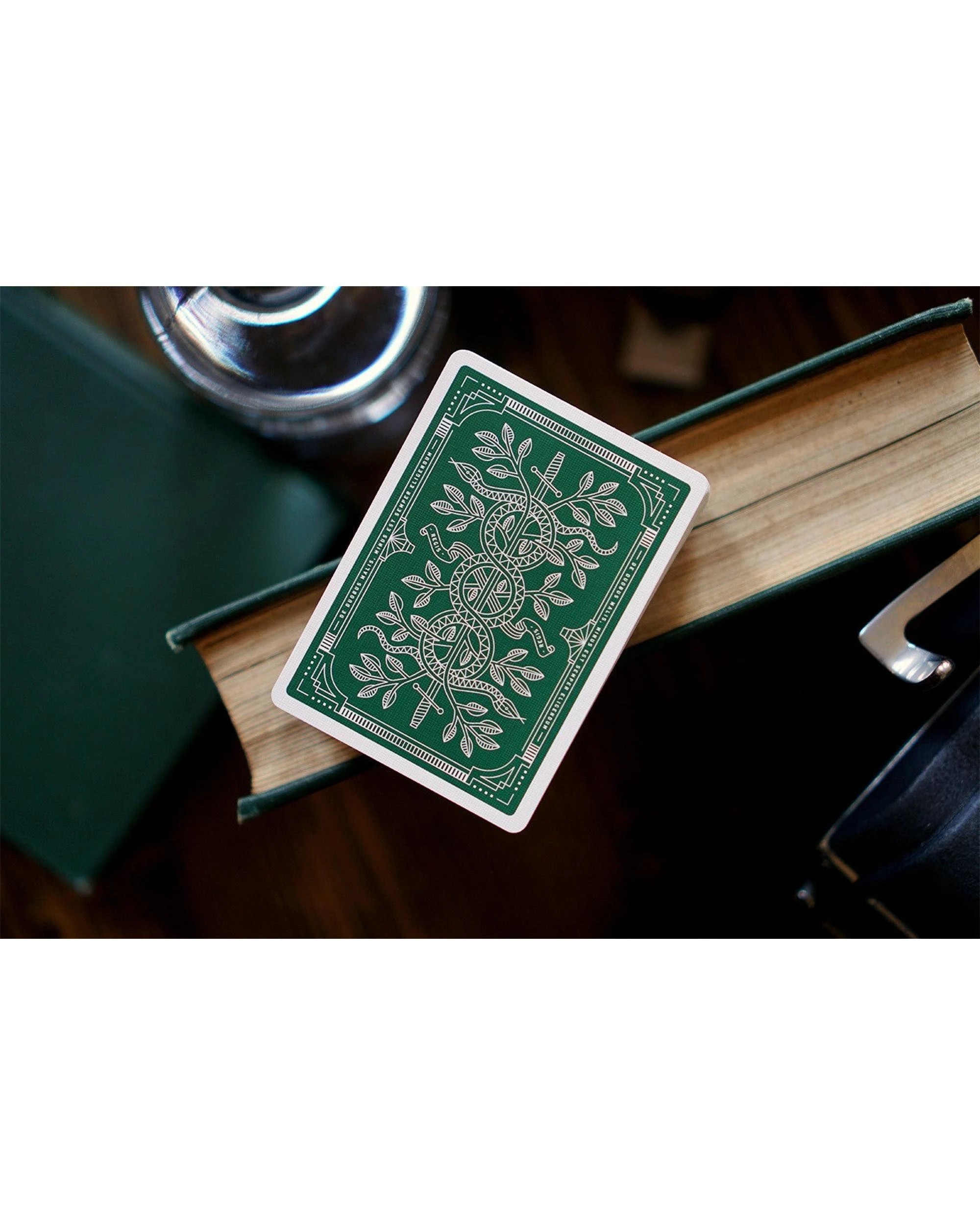 7 theory11 Monarch Green Playing Cards, 7 of 7