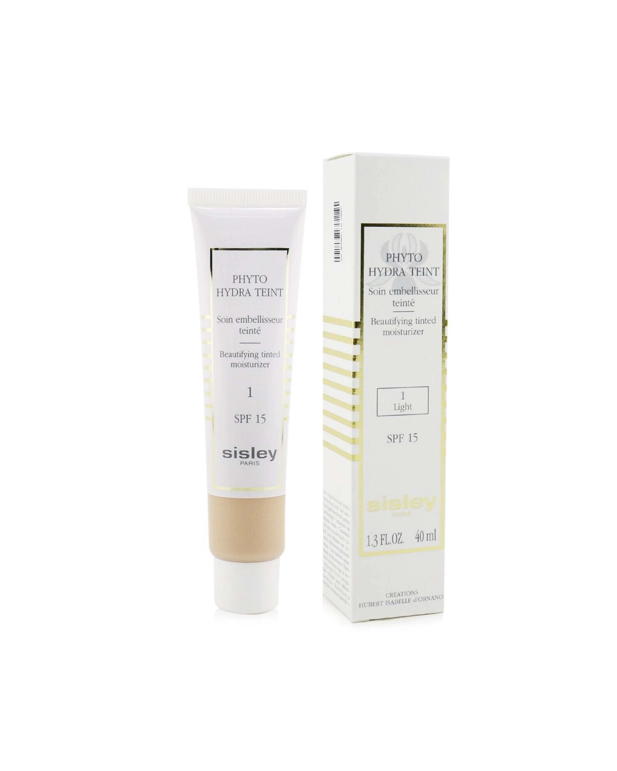 1 Sisley Phyto Hydra Teint Beautifying Tinted Moisturizer SPF 15 - # 1 Light  40ml/1.3oz - Beige, 1 of 4