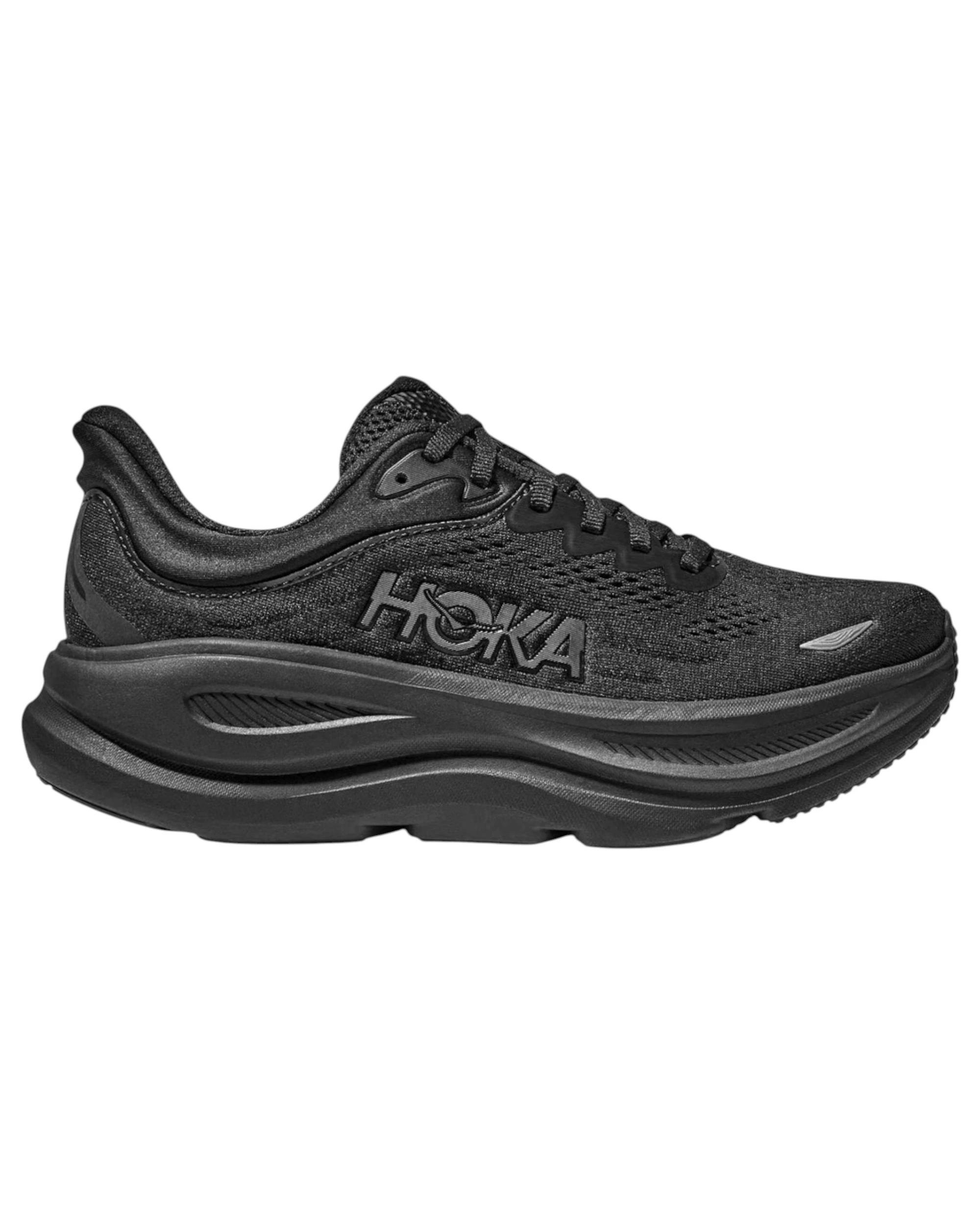 1 Hoka Mens Bondi 9 Athletic Running Shoes BLACK, 1 of 8