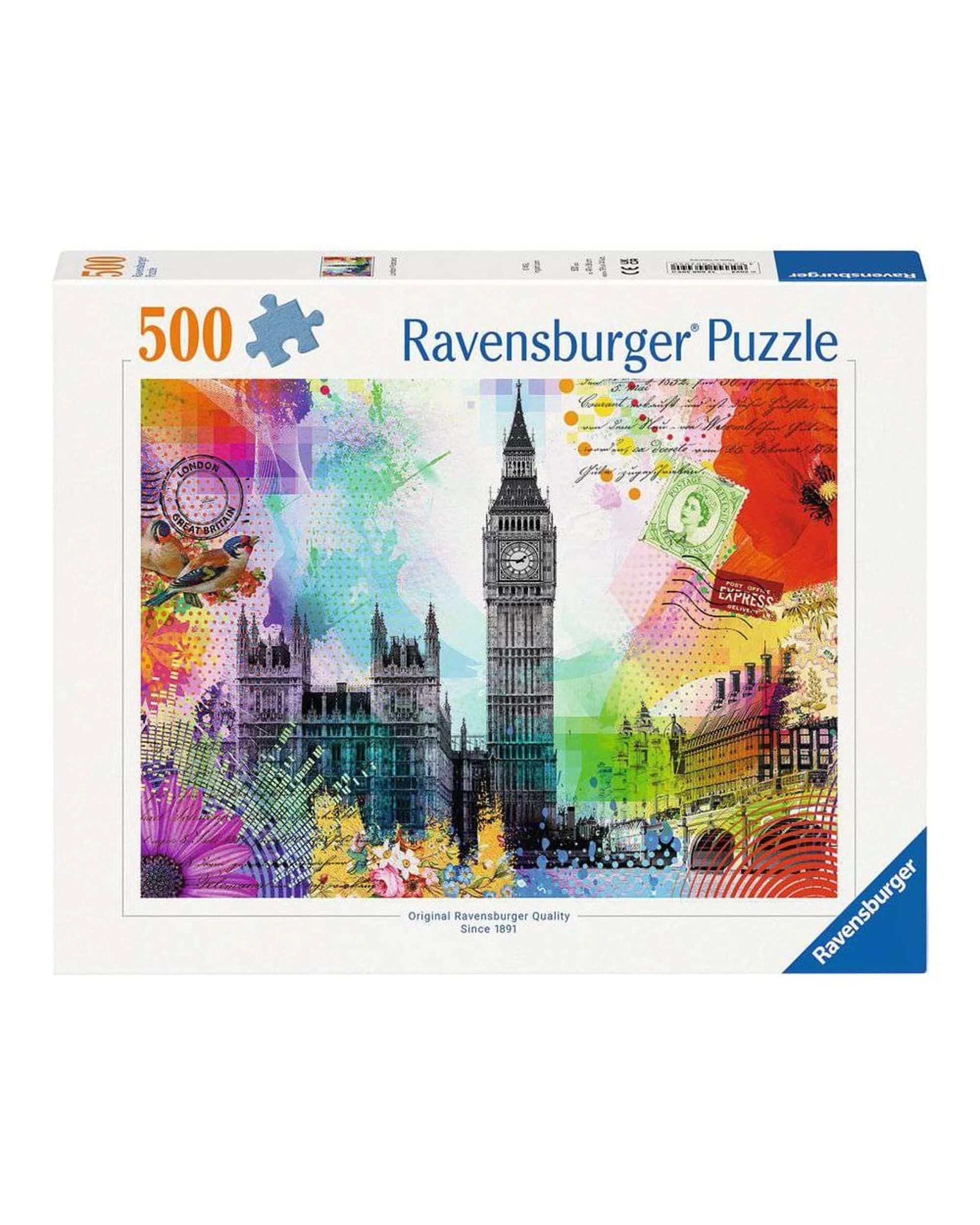 1 Ravensburger London Postcard 500 Piece Jigsaw Puzzle, 1 of 2