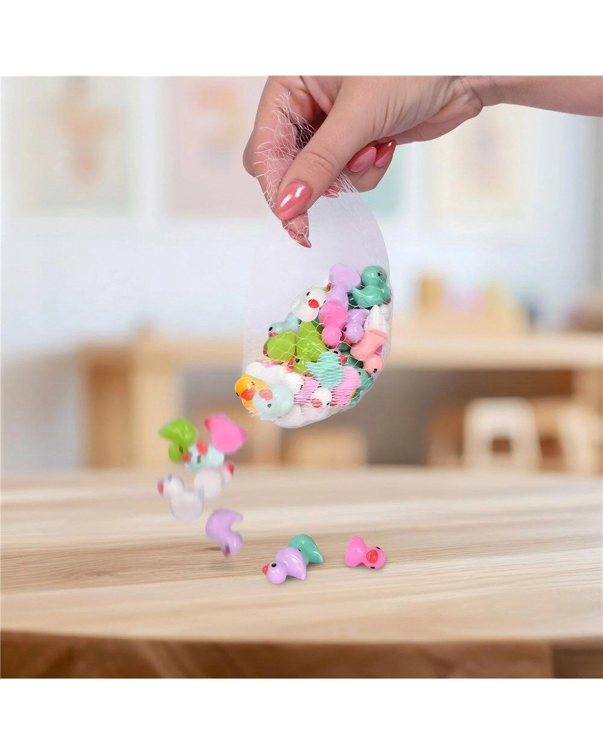 2 Impulse Micro Resin Ducks In Mesh Bag 8 x 50 Pieces Age 5y - Multi, 2 of 5