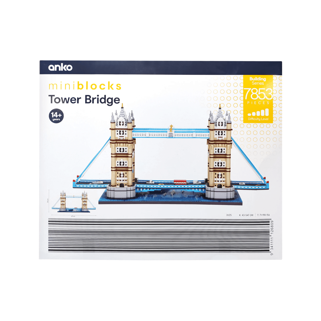 8 7853 Piece Mini Blocks Building Series: Tower Bridge, 8 of 8