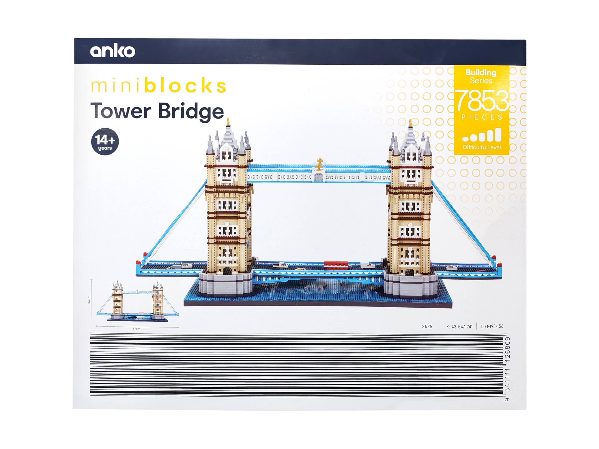8 7853 Piece Mini Blocks Building Series: Tower Bridge, 8 of 8