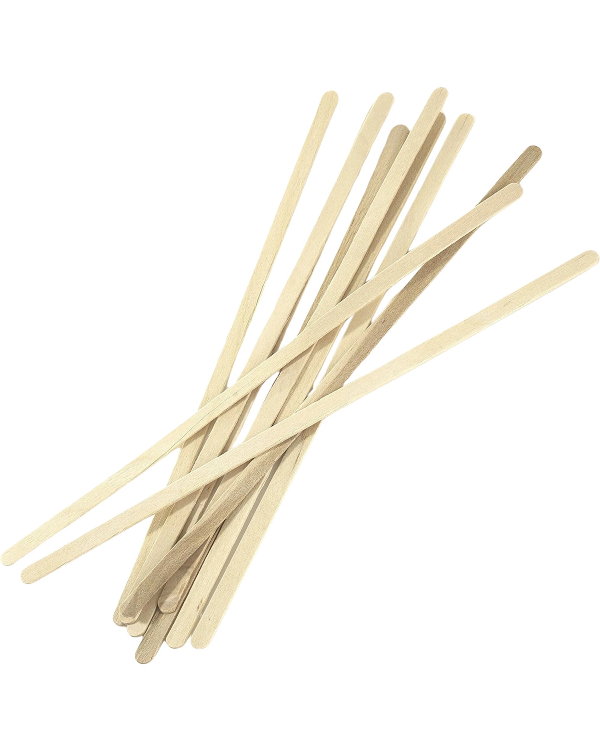 1 Party Maker Eco Bamboo Coffee Stirrers Pack of 100 - Natural, 1 of 3