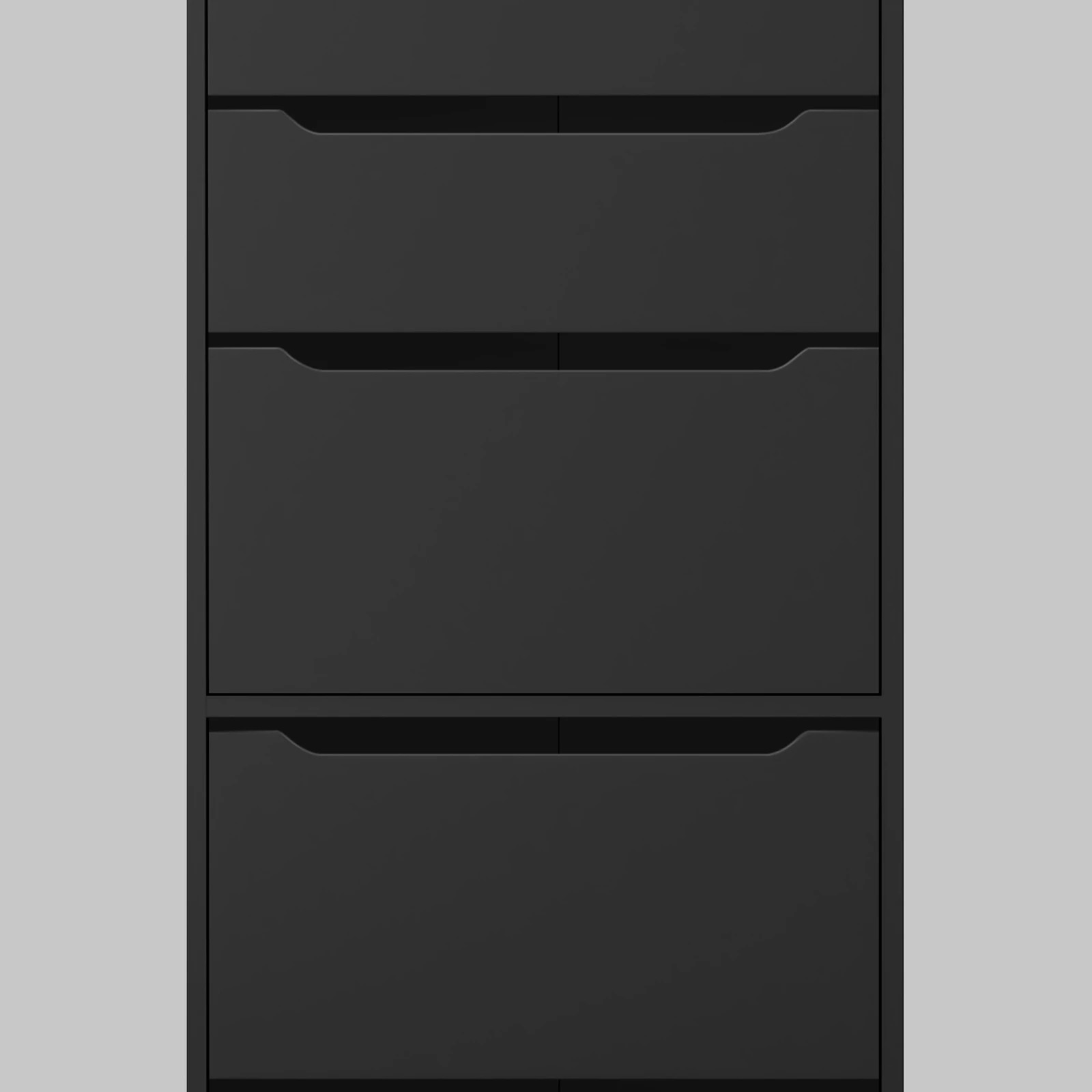 6 Alfordson Wardrobe 7 Drawers Clothes Storage Cabinet - Black, 6 of 10