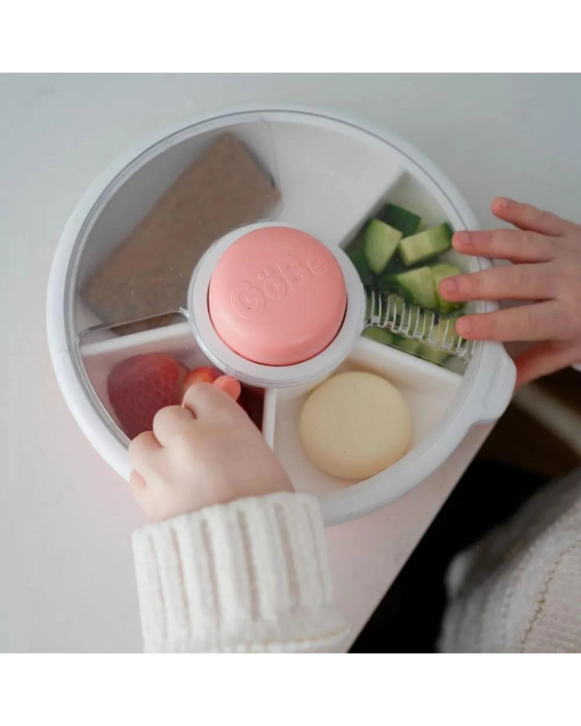 3 GoBe Original Snack Spinner  Pink, 3 of 3
