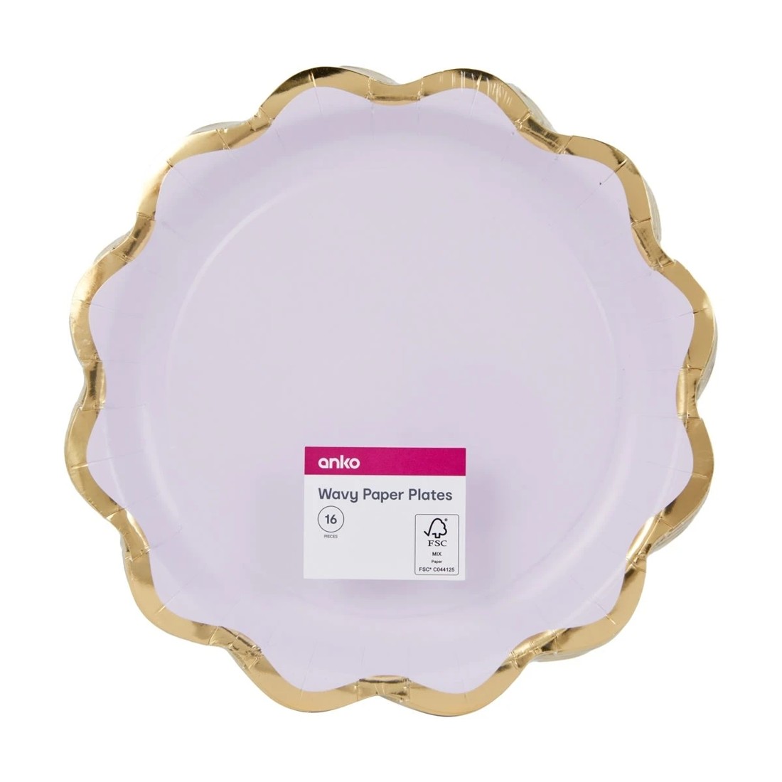 5 16 Piece Wavy Paper Plates, 5 of 5