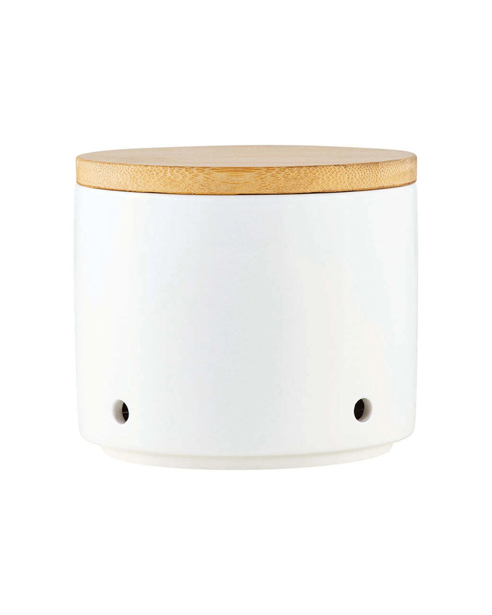 1 Maxwell & Williams Basics 10cm Garlic Pot Spice Container Kitchen Storage
 - White, 1 of 3