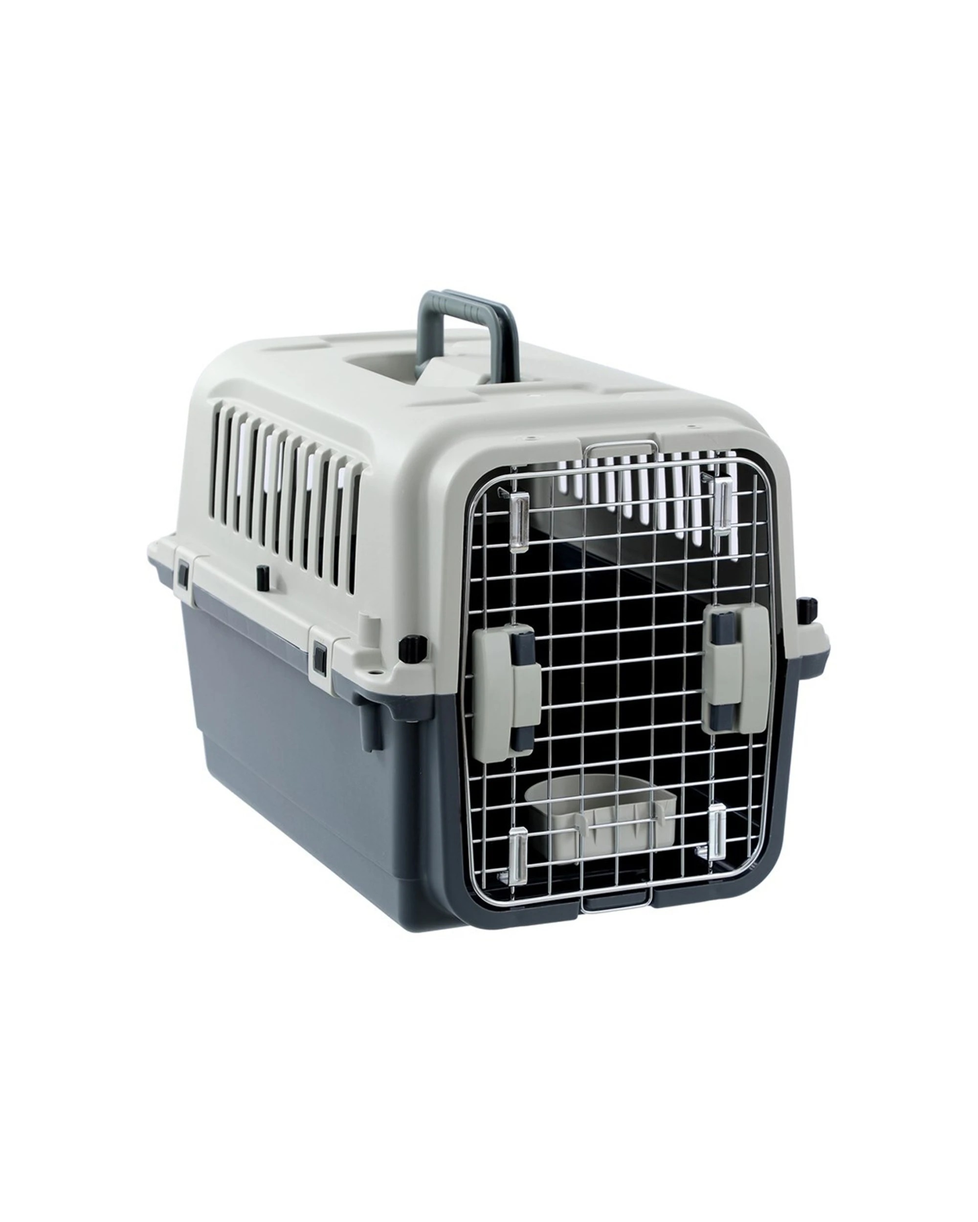 2 Paws And Claws 60.5cm Dual Swing Door Travel Pet Carrier Small - White, 2 of 3