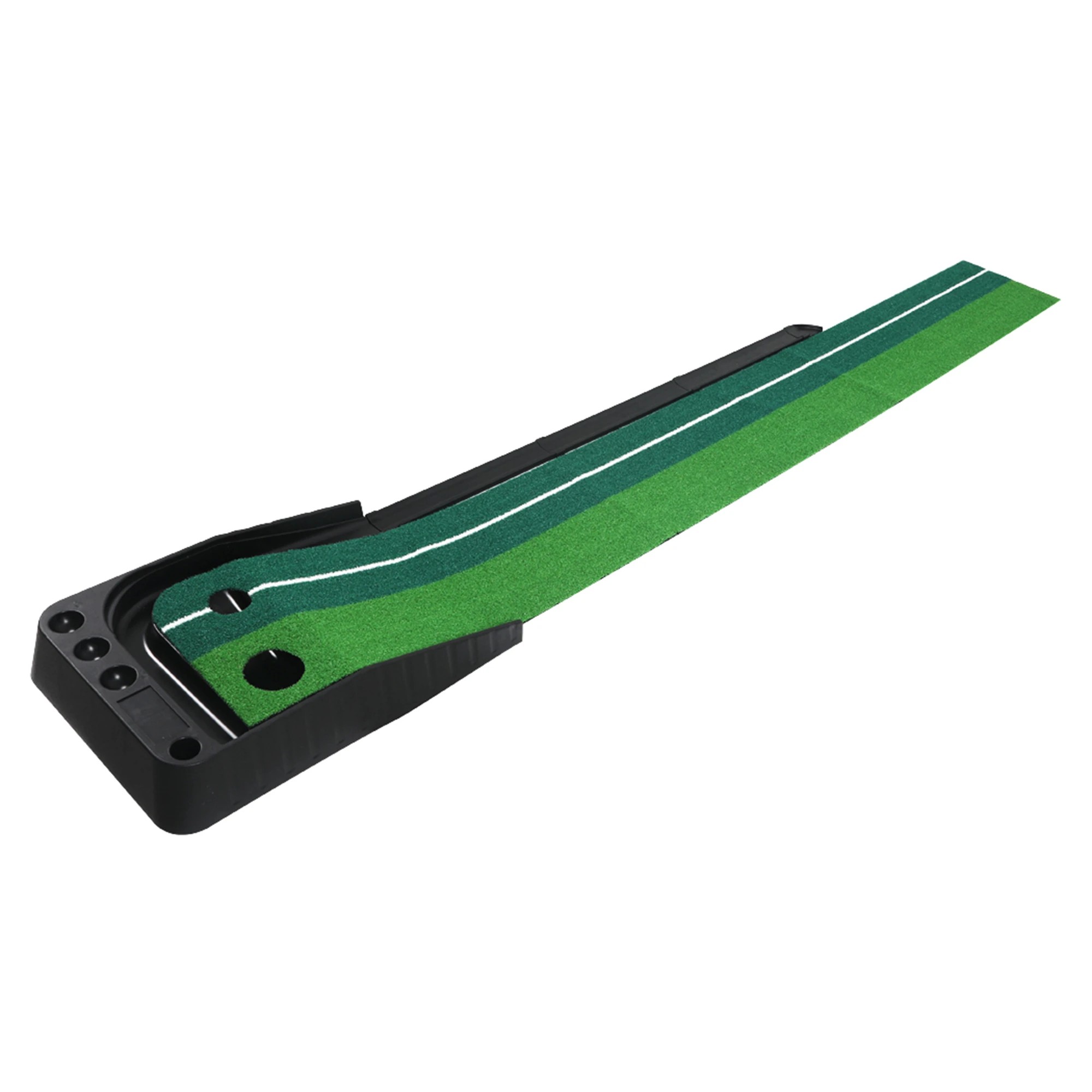 1 Centra Golf Putting Mat 250cmx40cm Portable Auto Return Practice Indoor Outdoor, 1 of 6