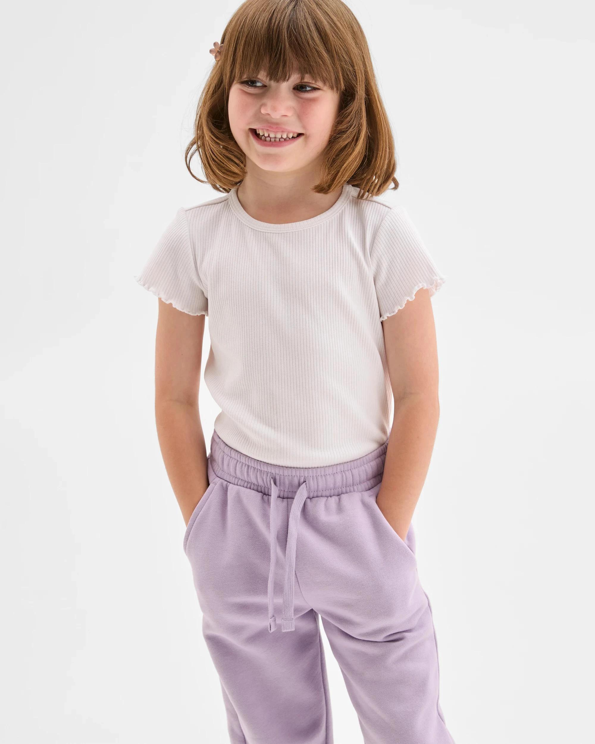 3 Target Kids Australian Cotton Blend Core Trackpants PURPLE, 3 of 6