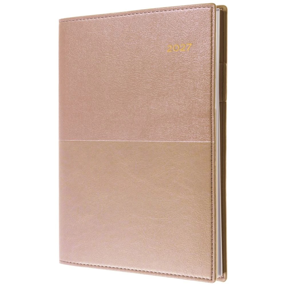 3 Collins Vanessa A4 Week to View 2027 Diary Rose Gold, 3 of 3