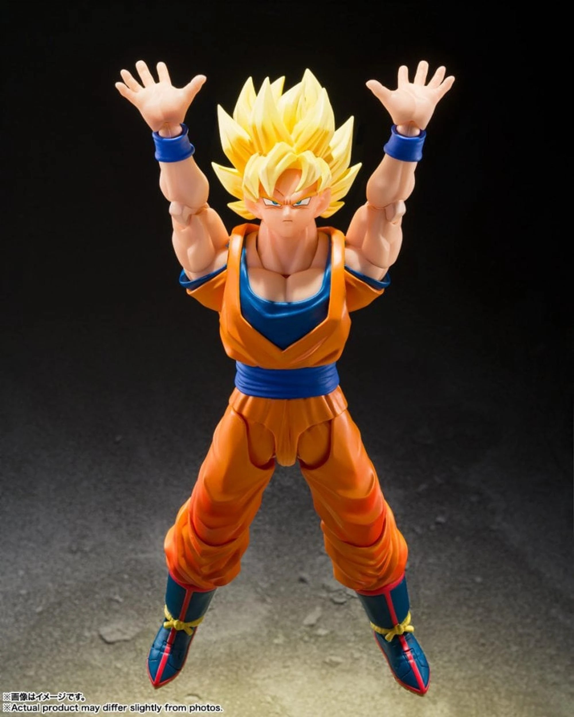 7 Tamashii Nations S.H.Figurarts Dragon Ball Z Super Saiyan Son Goku Figure, 7 of 8