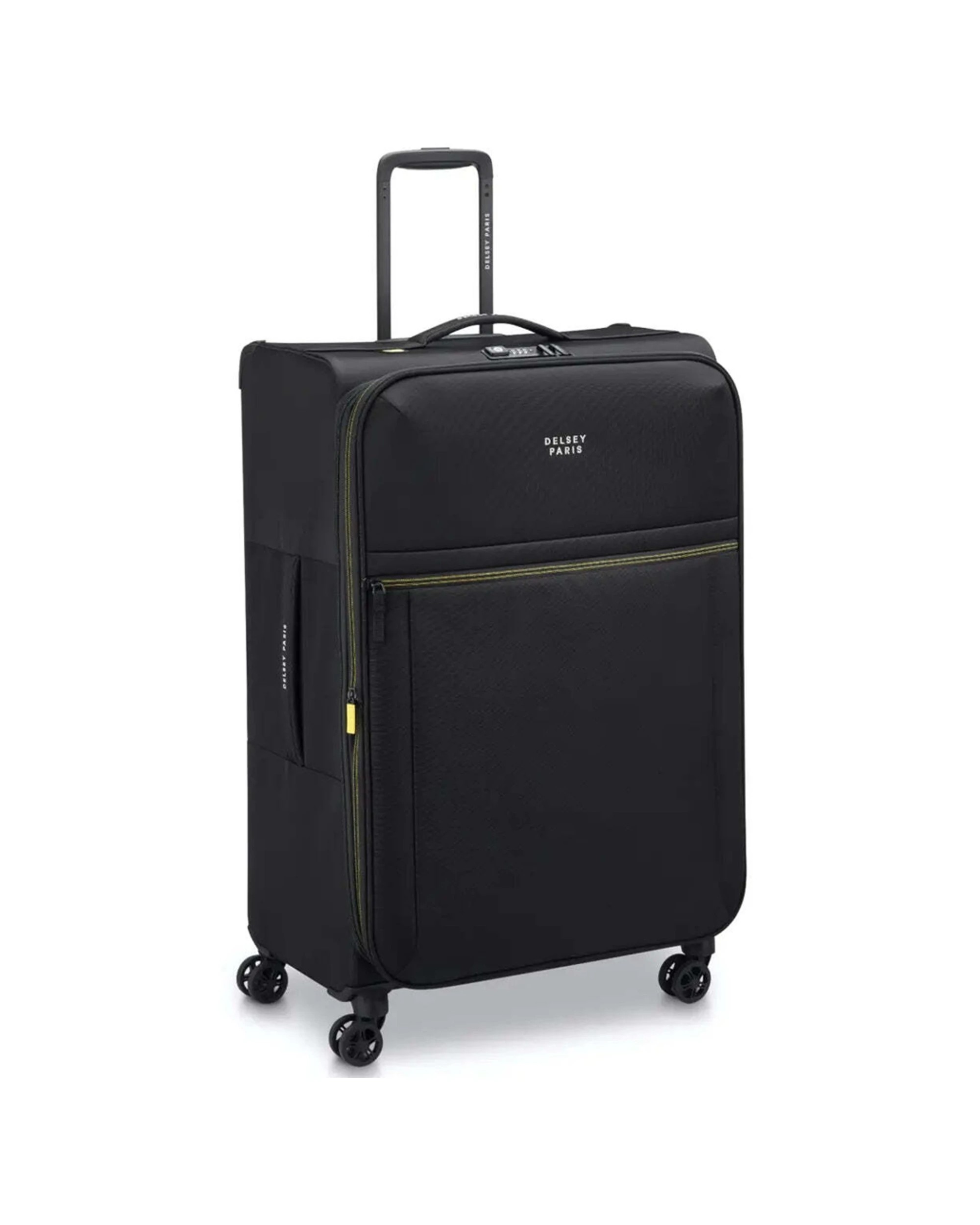 3 Delsey Brochant 3 - 78 cm 4-Wheel Expandable Suitcase TSA Lock Deep - Black, 3 of 7