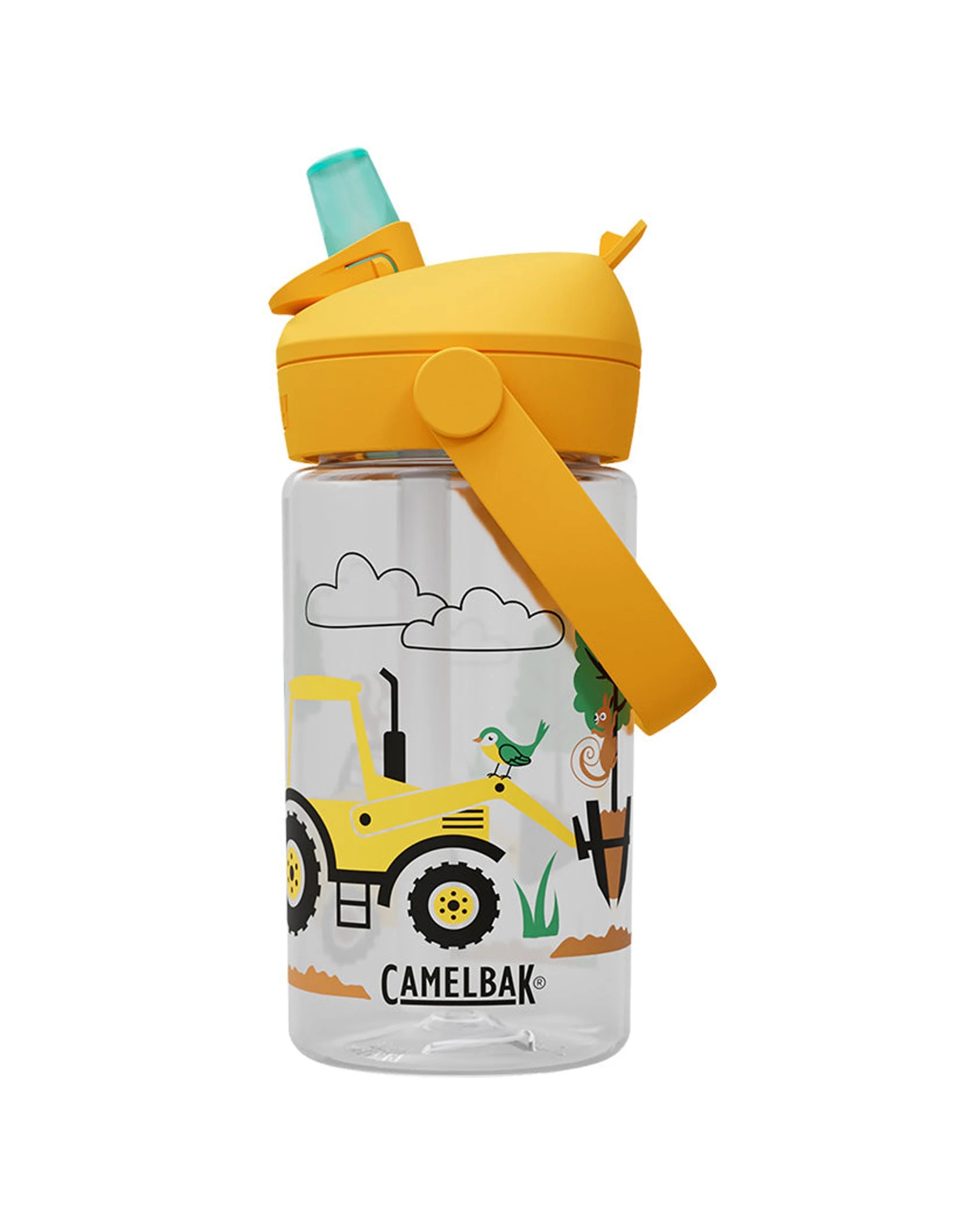 1 Camelbak Australia Thrive Flip Kids Drink Bottle 400ML Tractors and Trees - Multi, 1 of 5