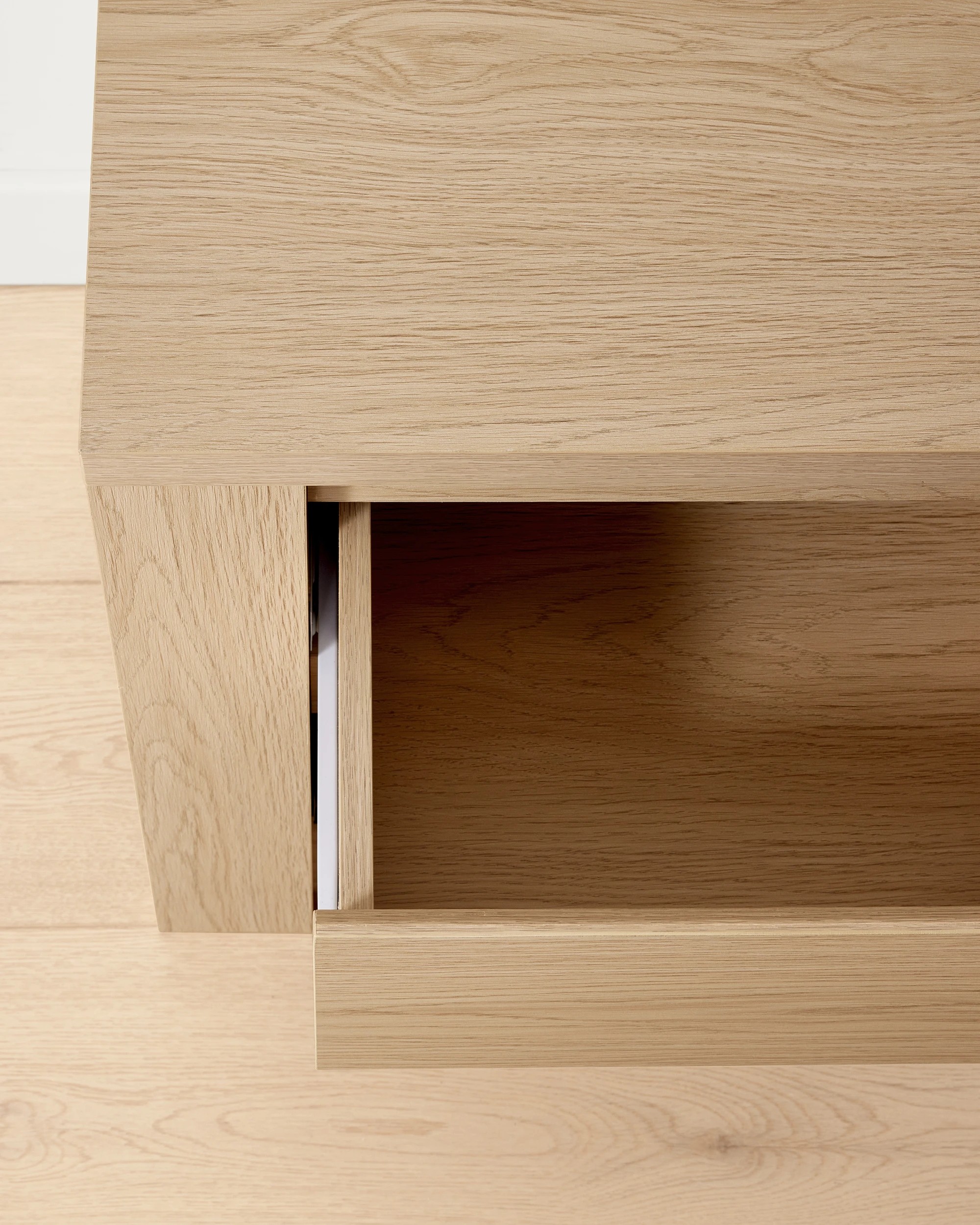 5 Tide 2 Drawer Bedside Table - Oak, 5 of 6