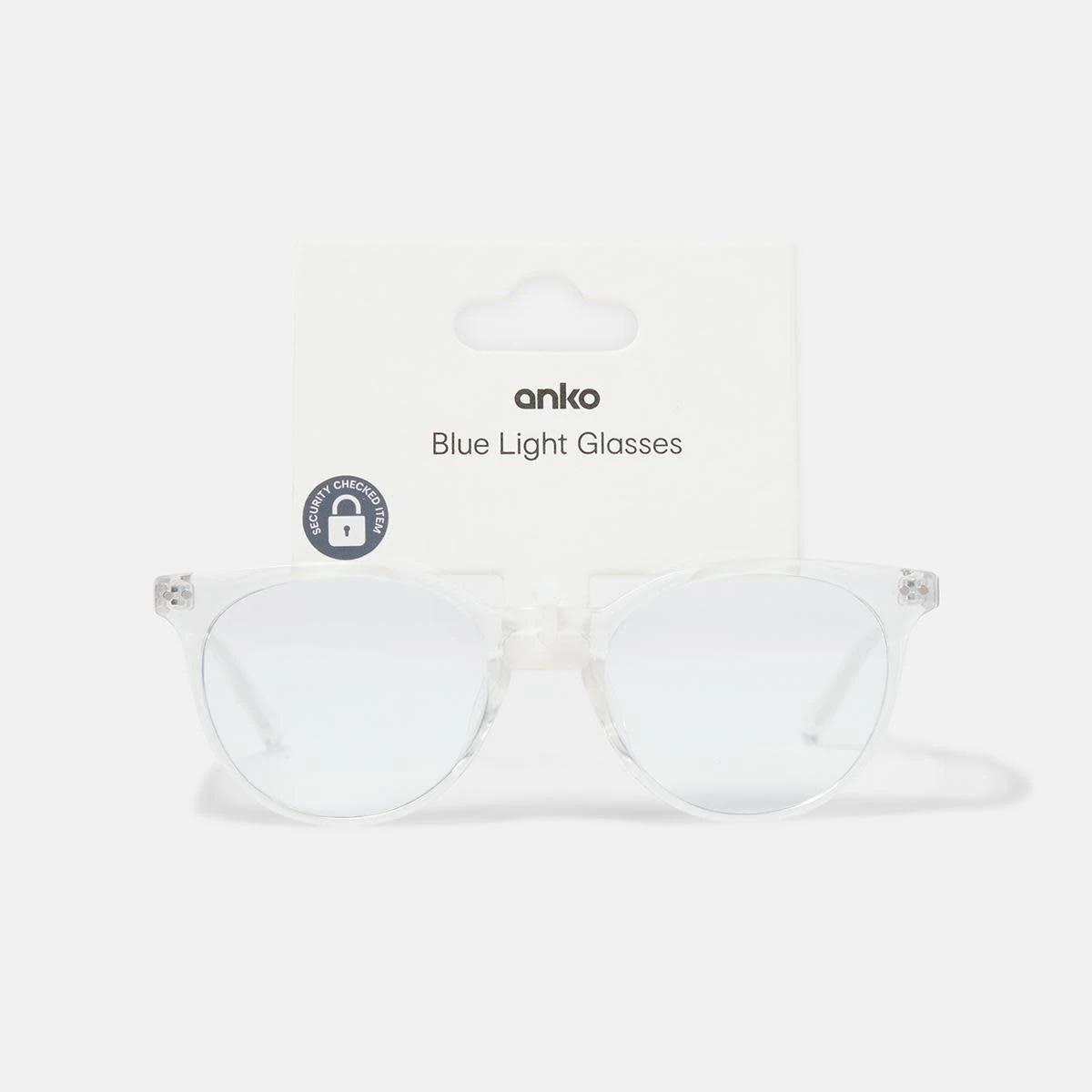 6 Round Blue Light Glasses Clear, 6 of 6