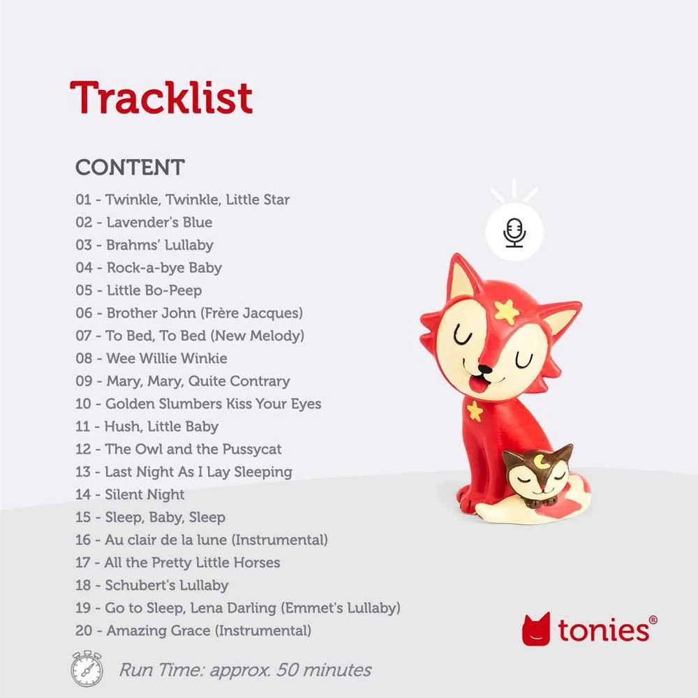 6 Tonie Audio Character Bedtime Lullabies, 6 of 6