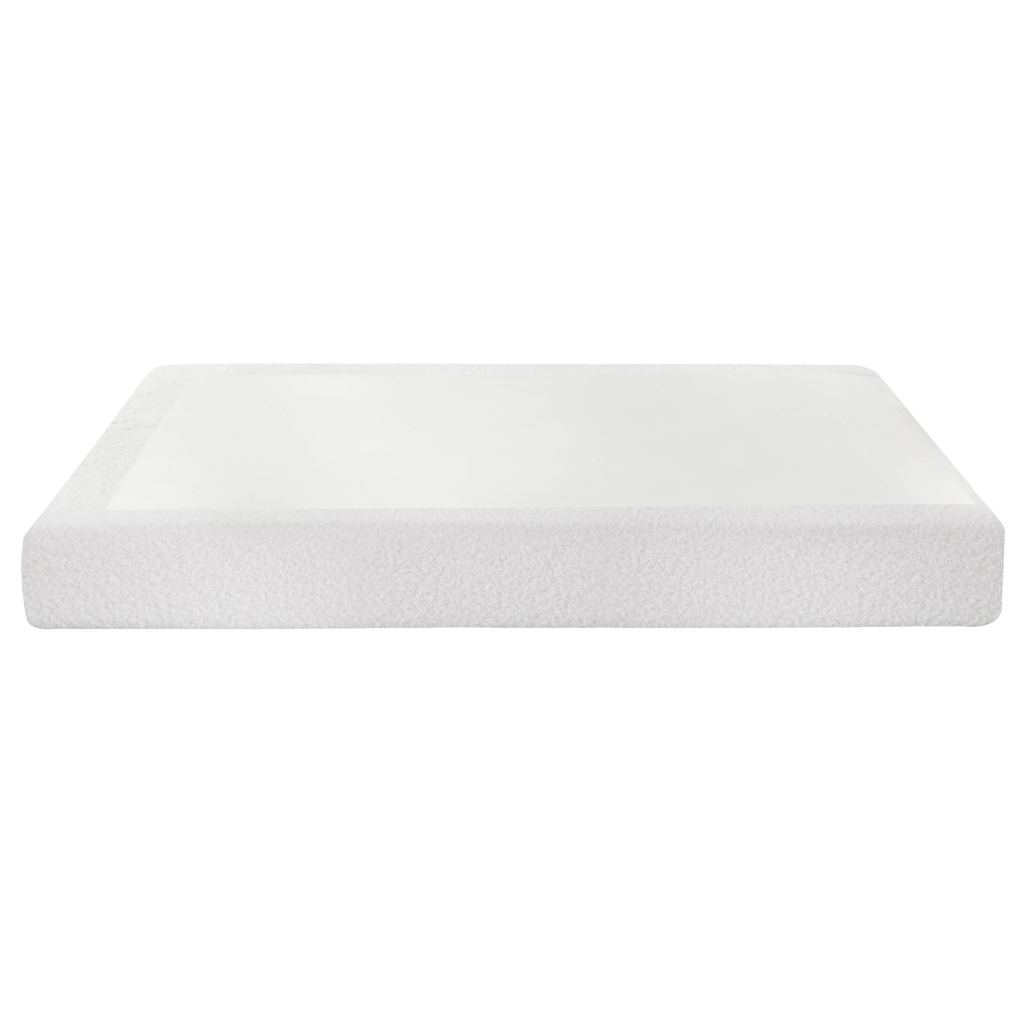 3 Artiss Compression Bed Frame Double Size No Assembly Vacuum High Density Sponge Boucle Cream - White, 3 of 7